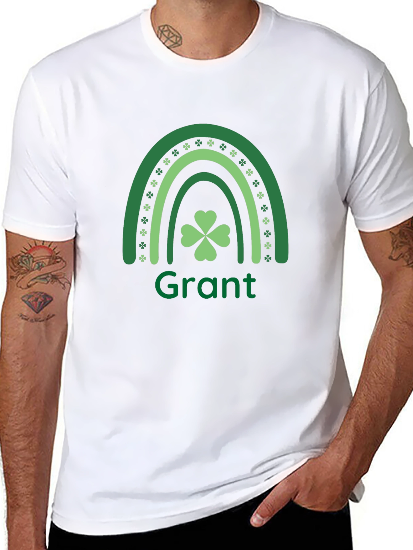 St. Patricks Day Grant Rainbow T-Shirt