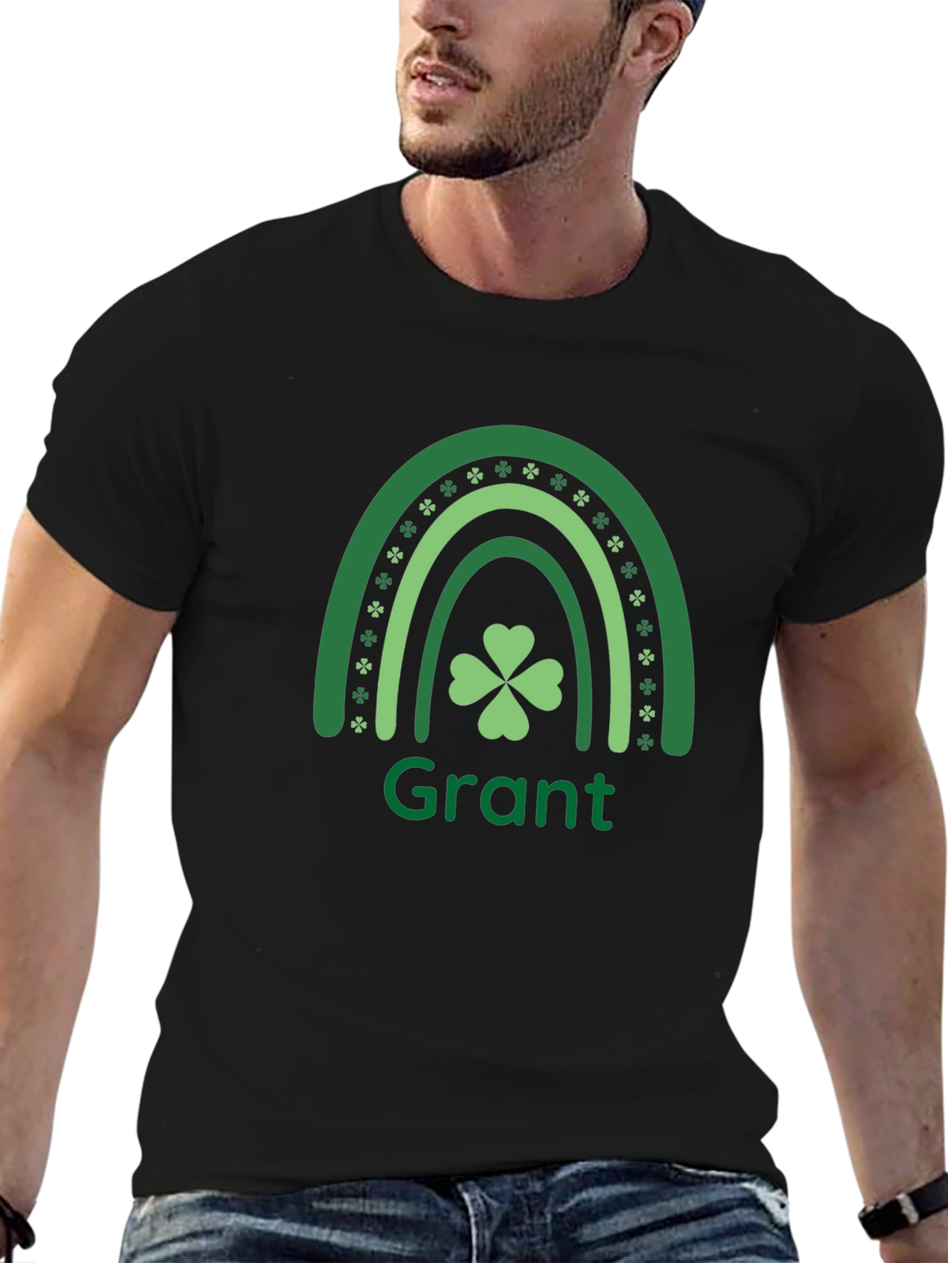 St. Patricks Day Grant Rainbow T-Shirt