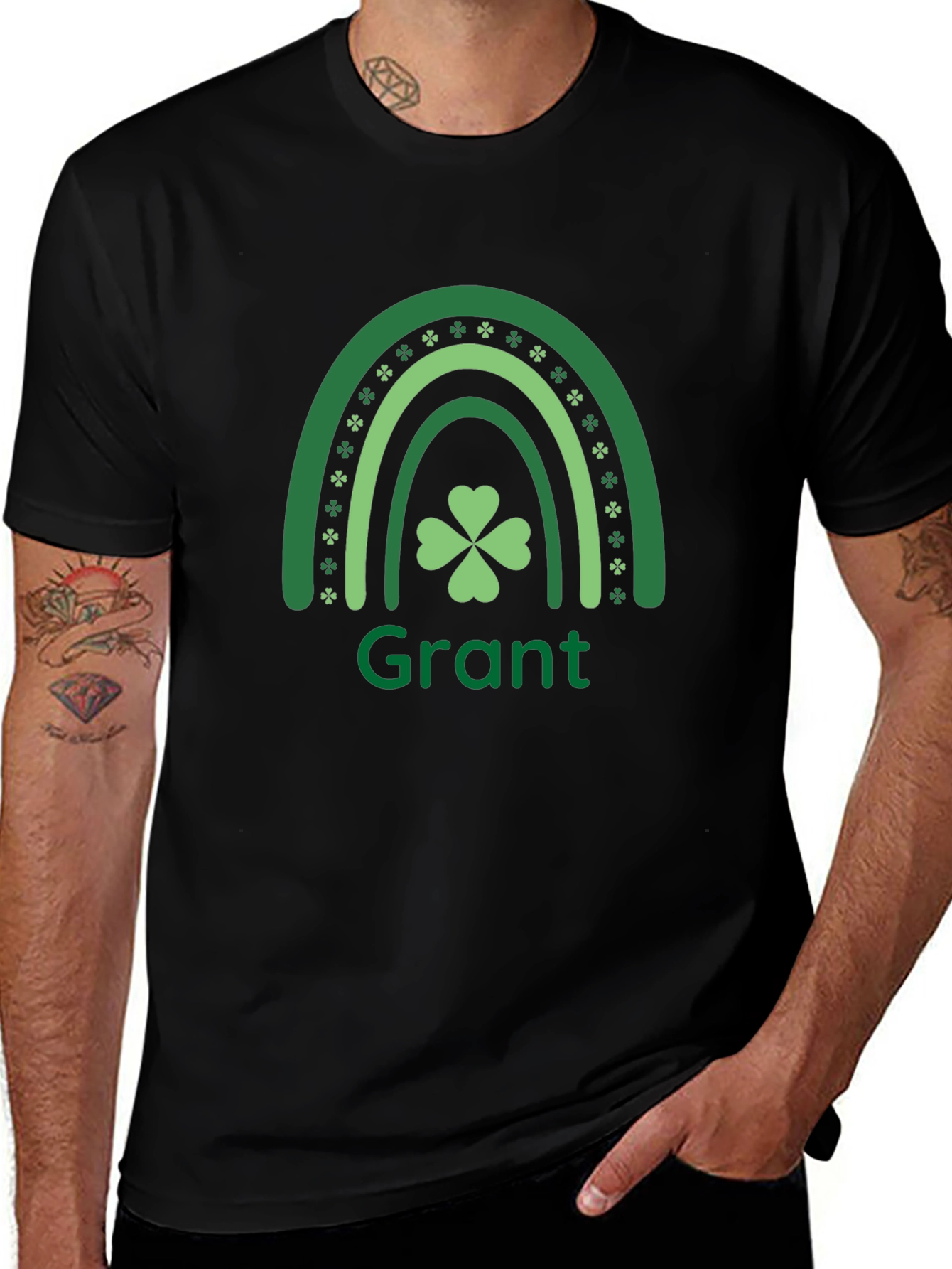 St. Patricks Day Grant Rainbow T-Shirt