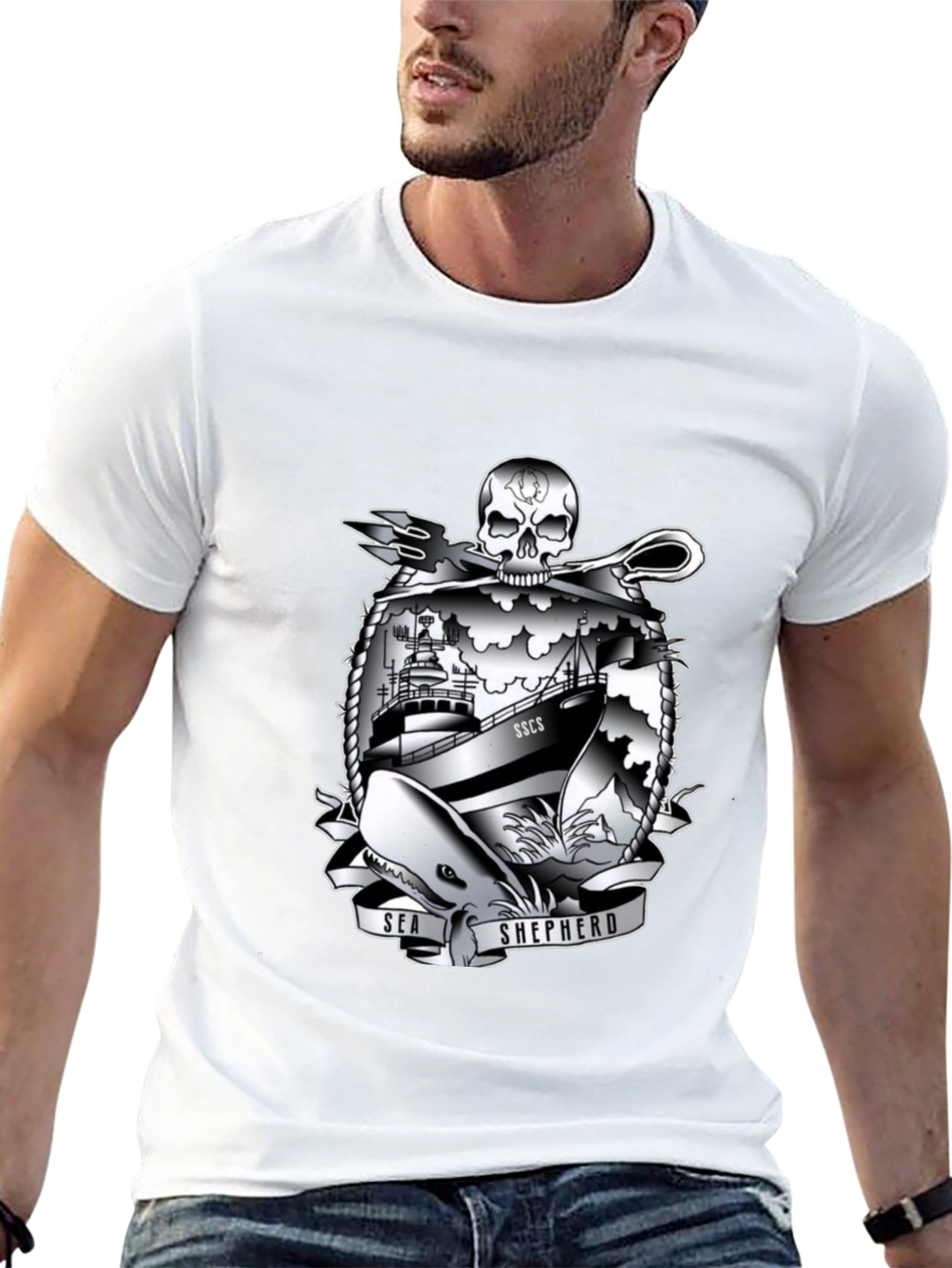 Sea Shepherd Graphic T-Shirt - Black