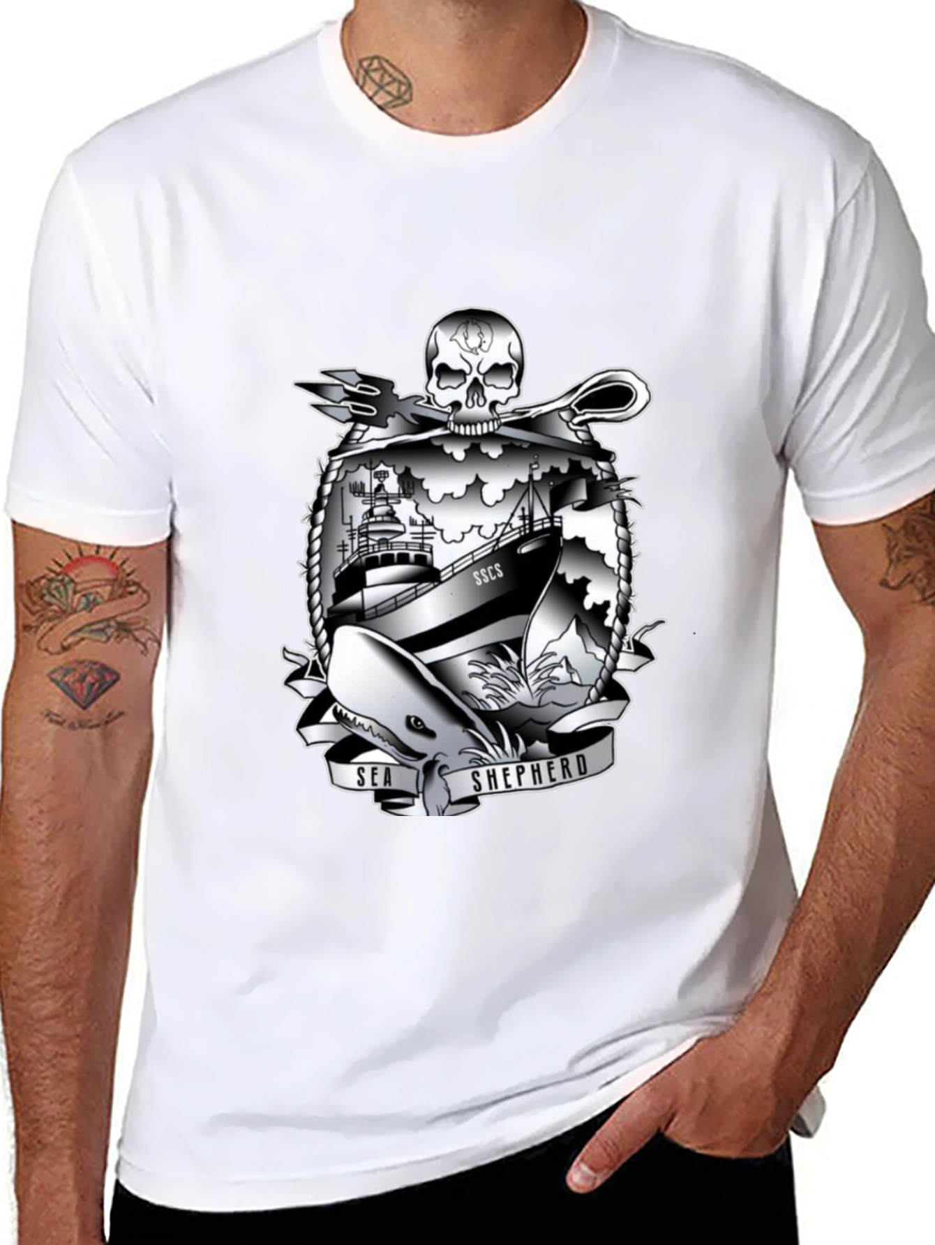 Sea Shepherd Graphic T-Shirt - Black