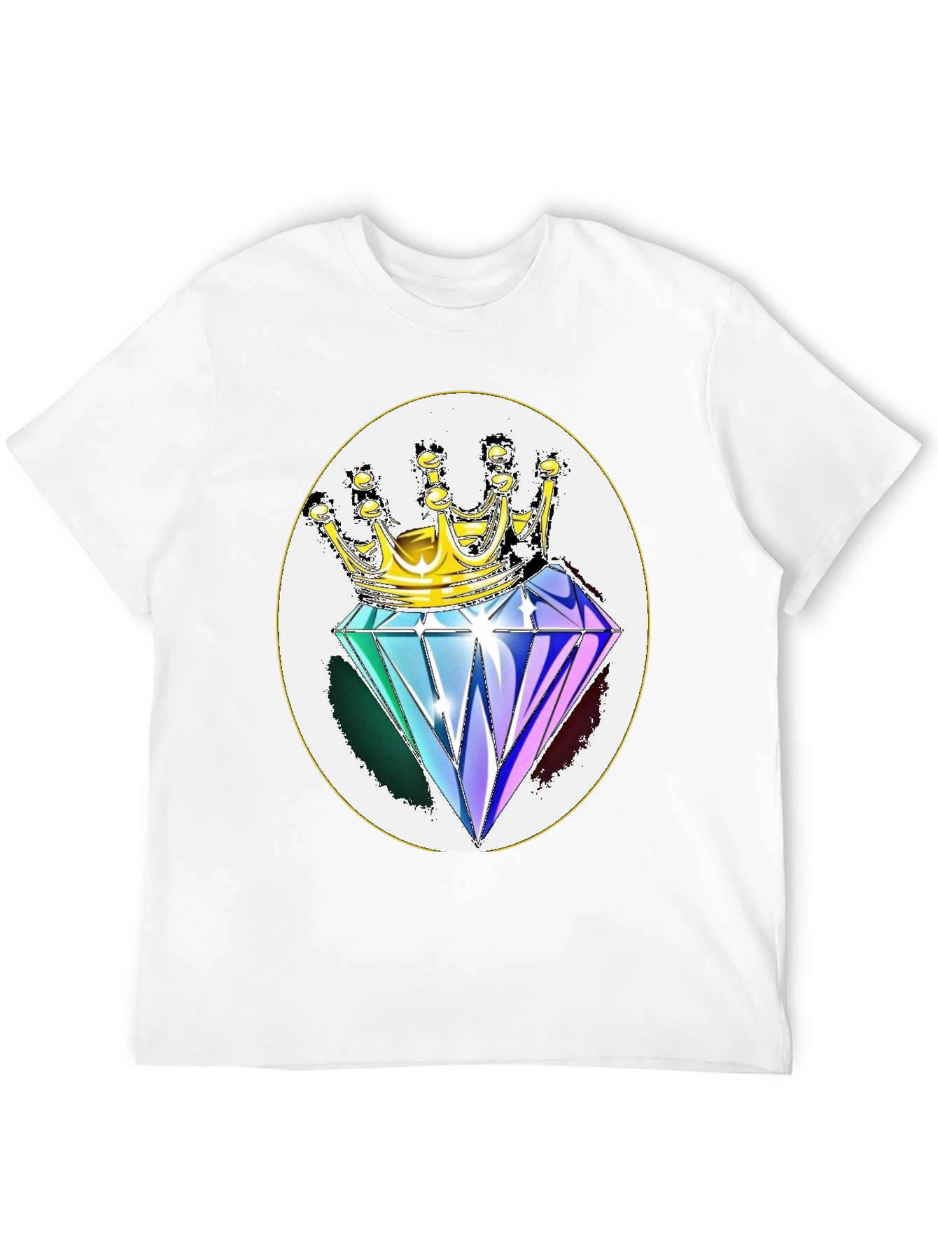 Diamond King Graphic Tee - Stylish Black Shirt