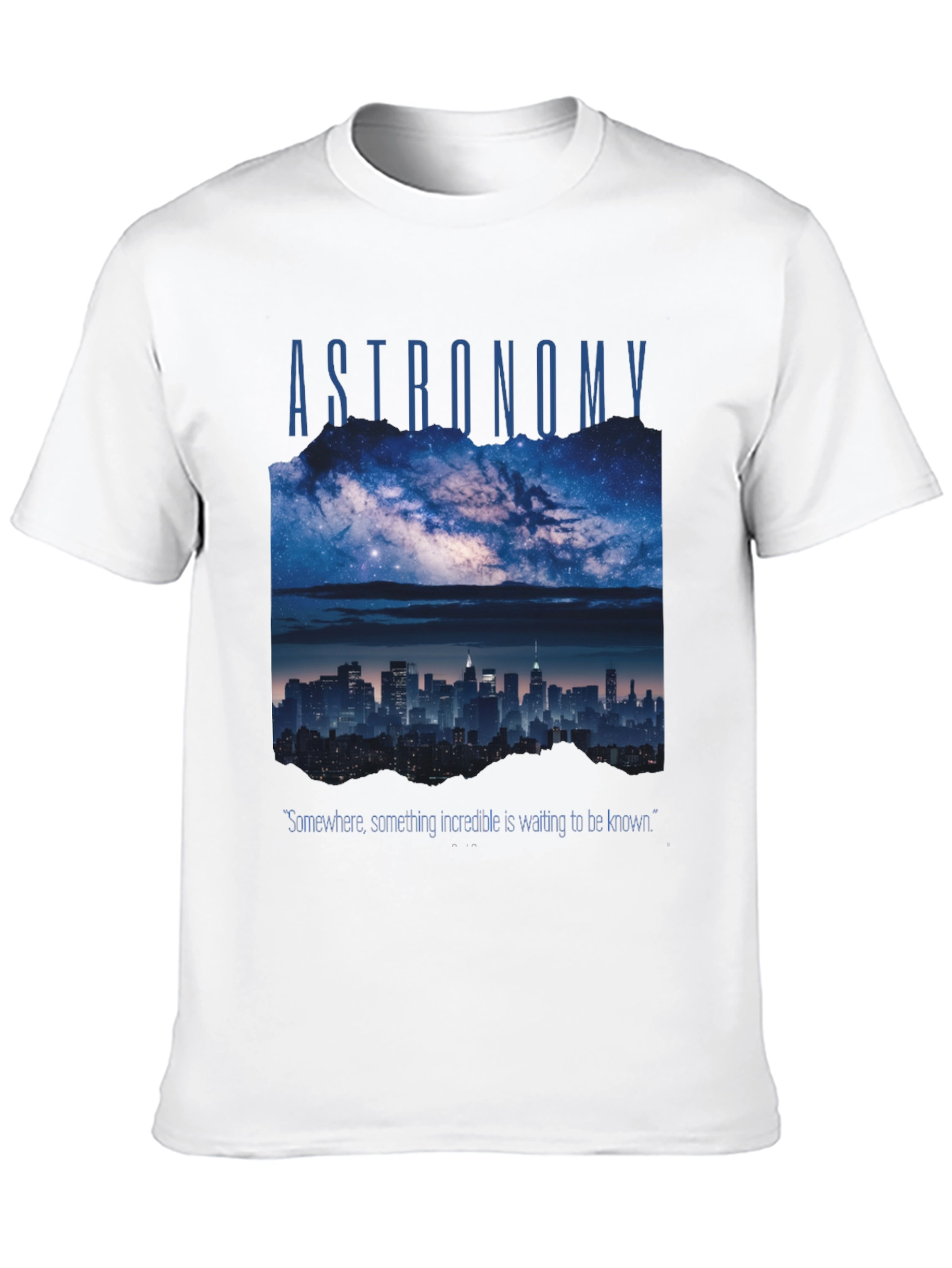 Astronomy Cityscape Graphic T-Shirt