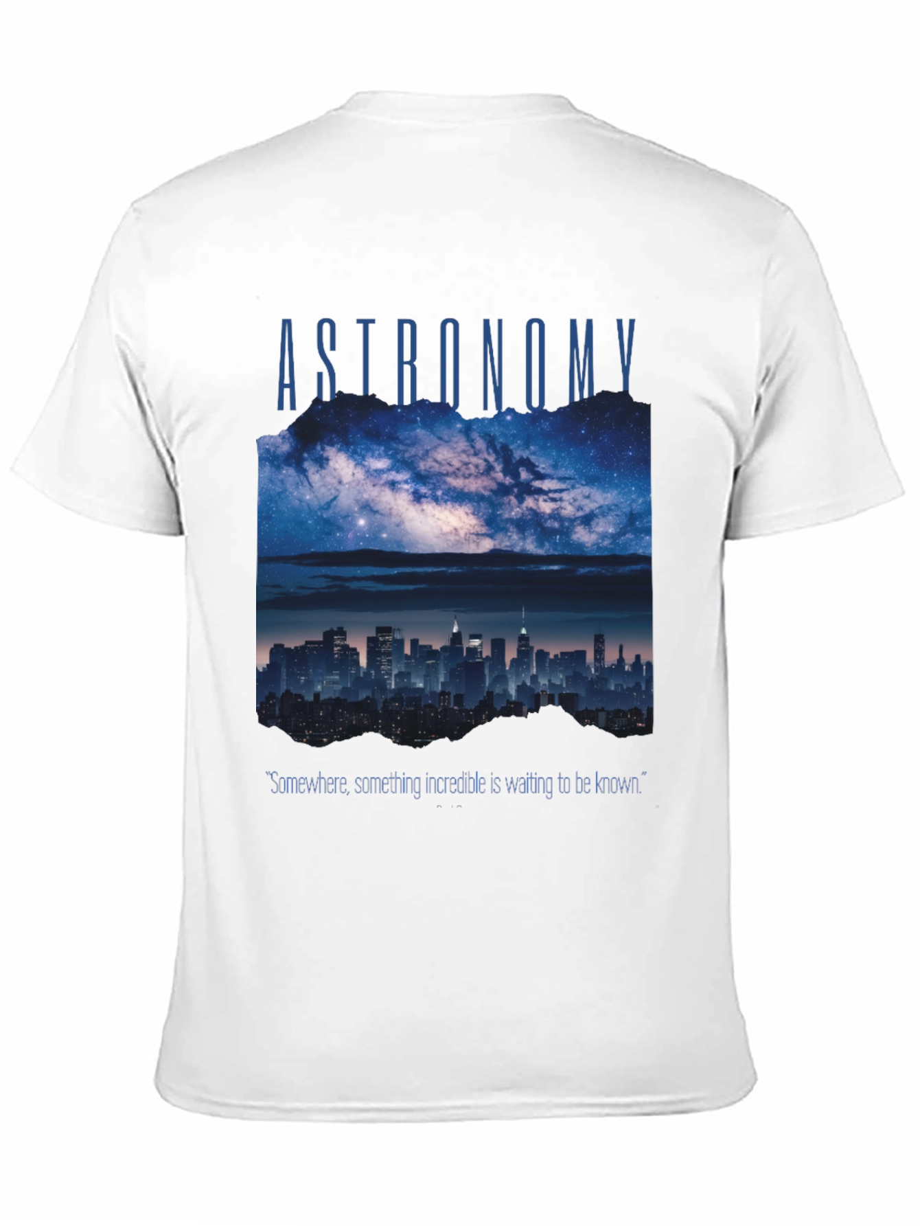 Astronomy Cityscape Graphic T-Shirt
