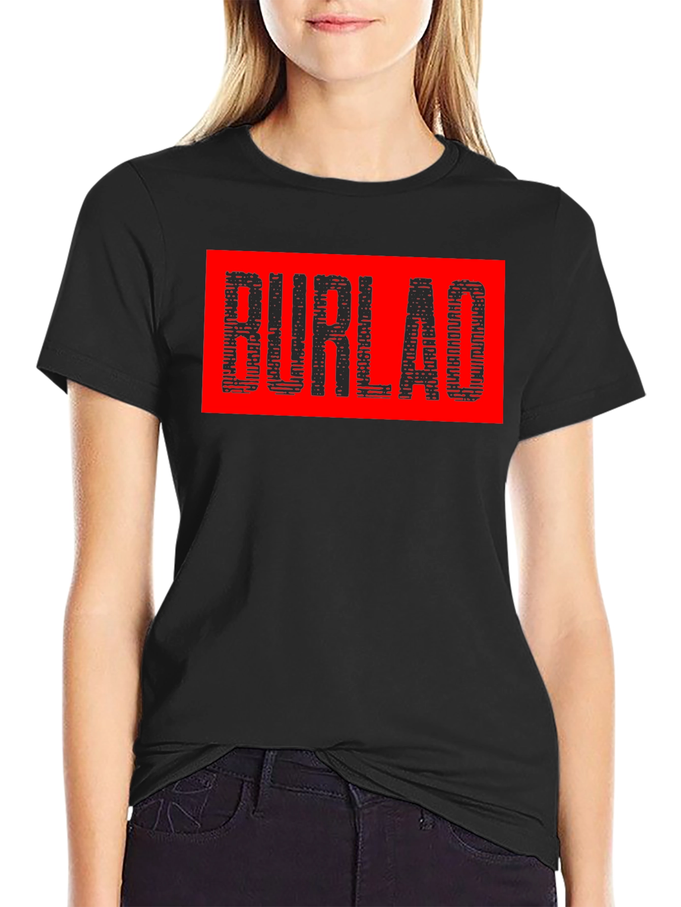 BURLAO Graphic Tee - Mens Black T-Shirt
