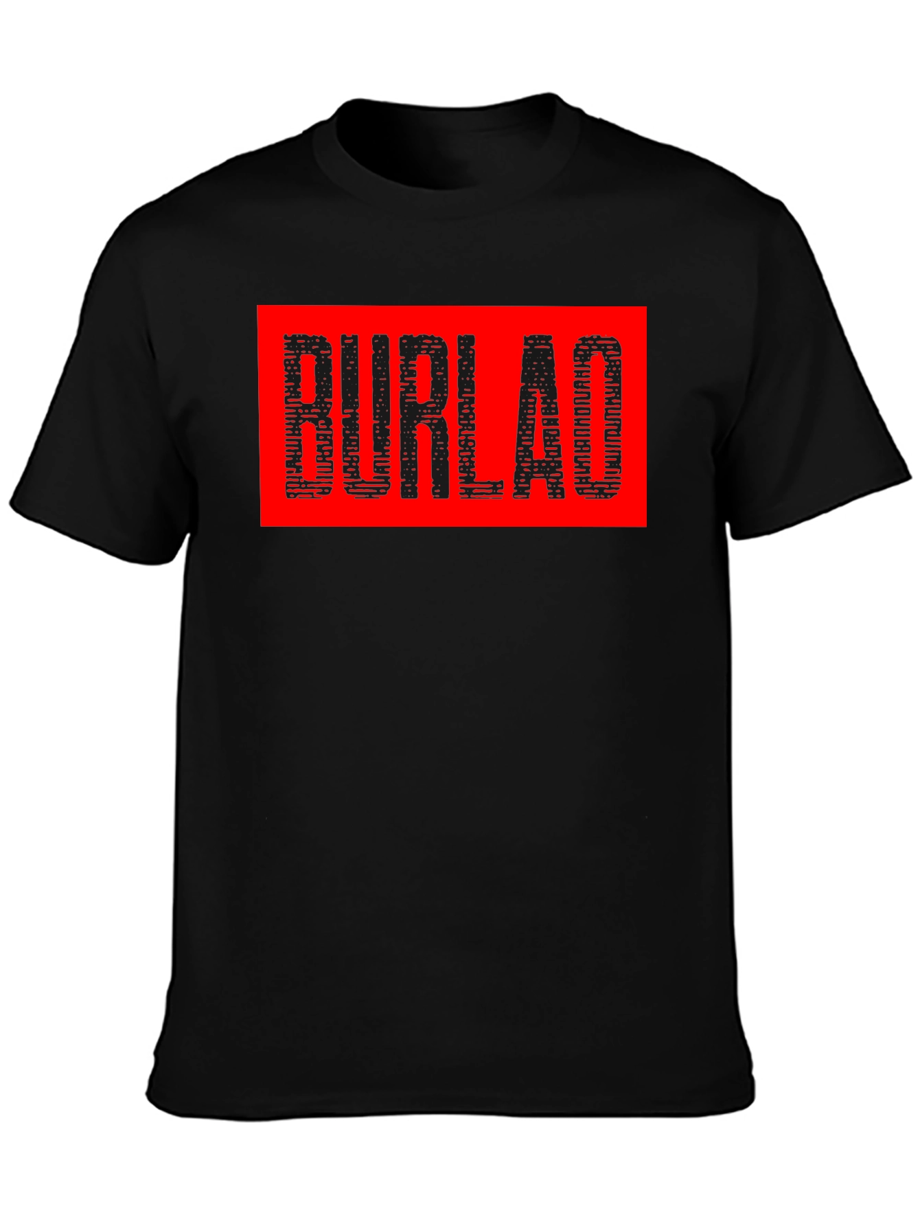 BURLAO Graphic Tee - Mens Black T-Shirt