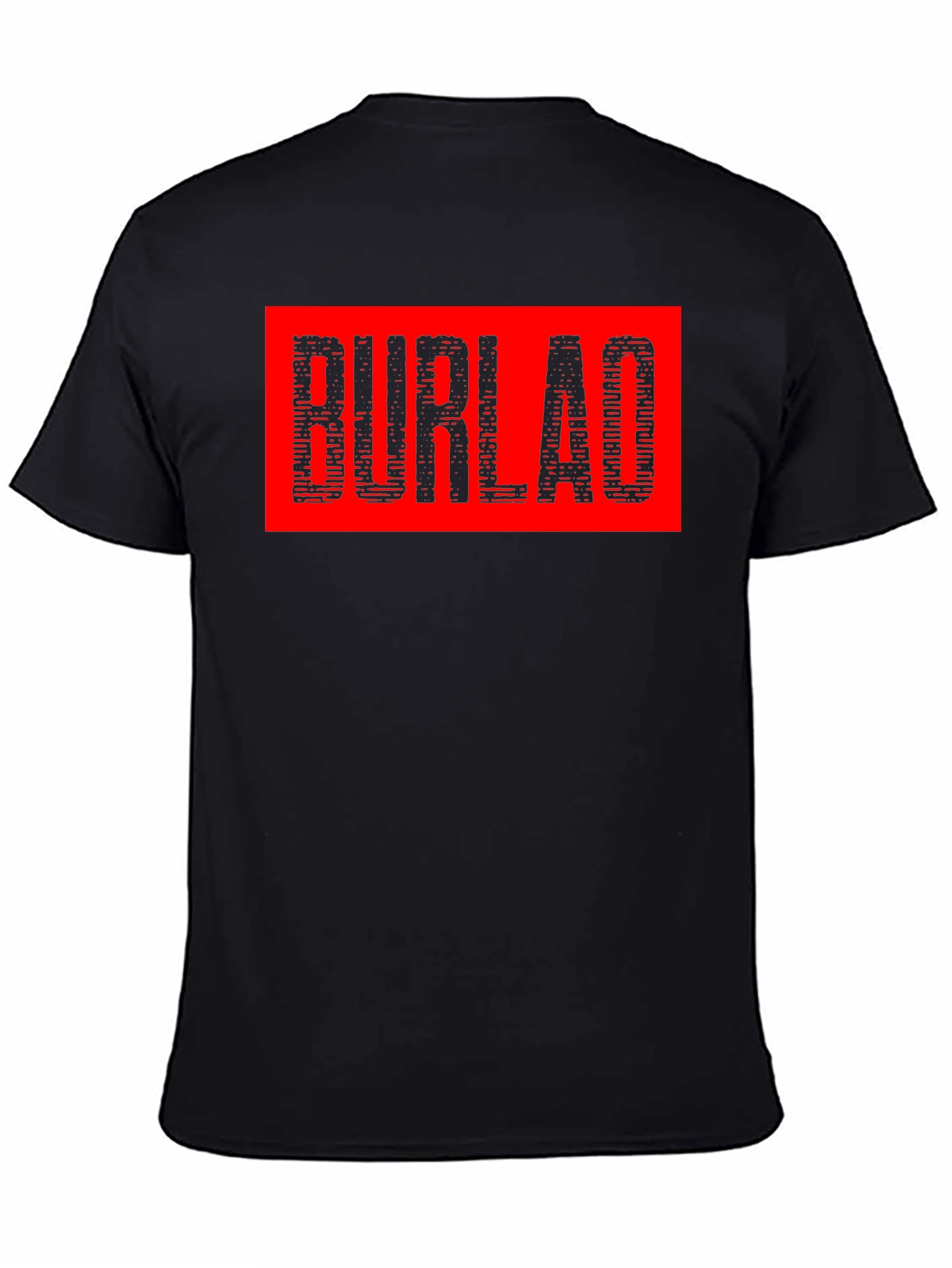 BURLAO Graphic Tee - Mens Black T-Shirt