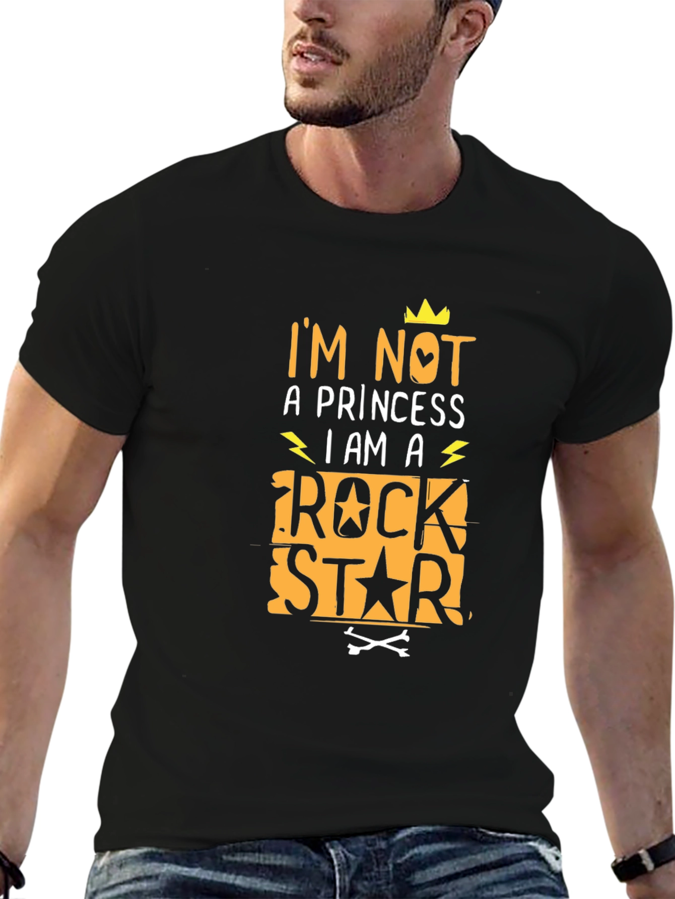 Im Not A Princess Rock Star T-Shirt