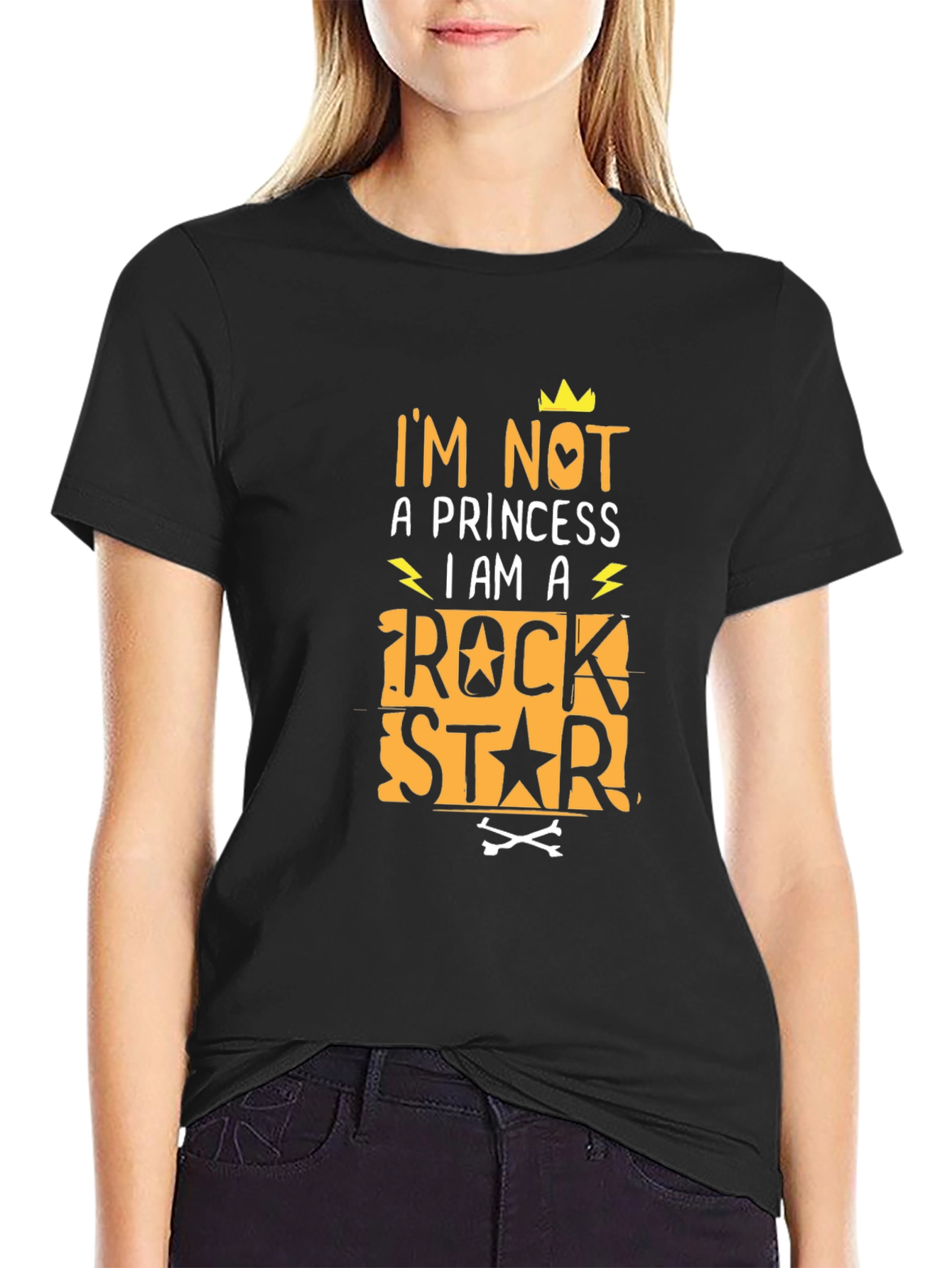 Im Not A Princess Rock Star T-Shirt