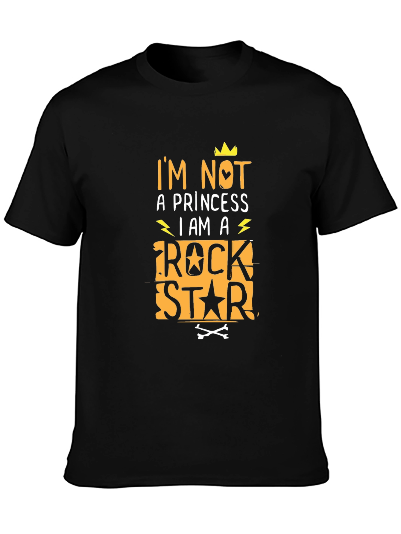 Im Not A Princess Rock Star T-Shirt