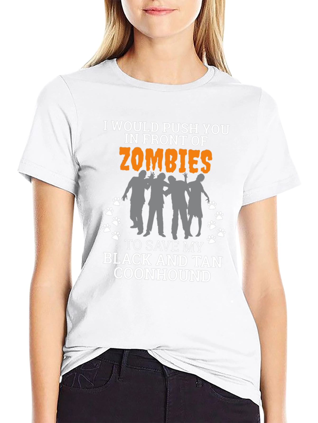 Zombie Coonhound T-Shirt - Funny Dog Lover Tee