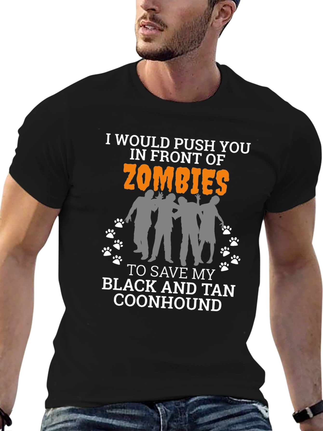 Zombie Coonhound T-Shirt - Funny Dog Lover Tee