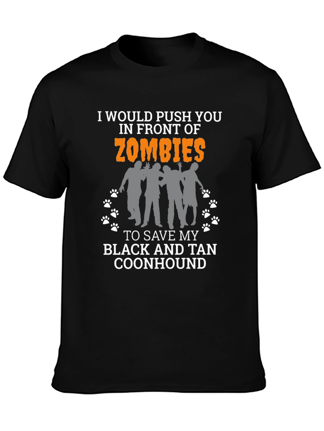 Zombie Coonhound T-Shirt - Funny Dog Lover Tee
