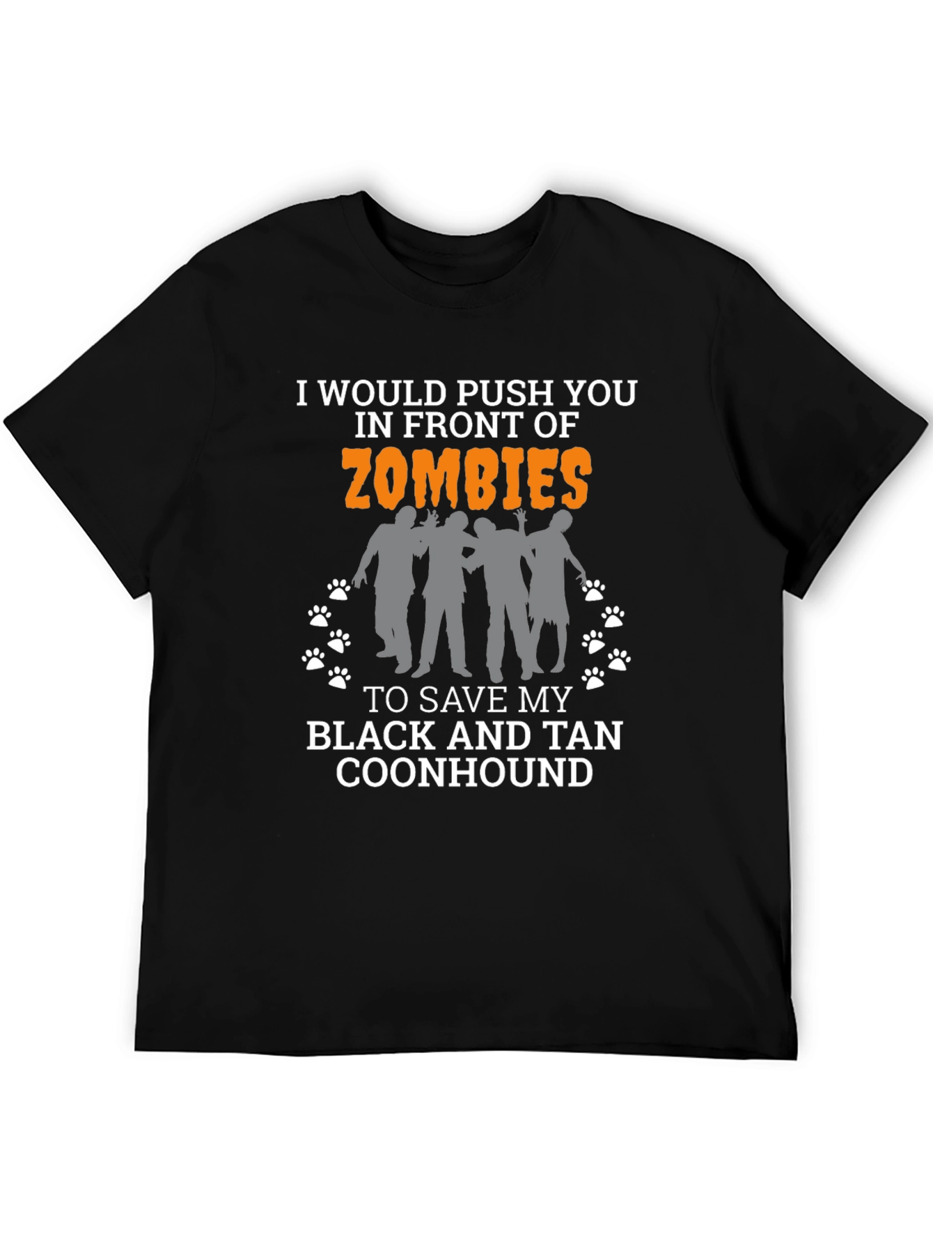 Zombie Coonhound T-Shirt - Funny Dog Lover Tee