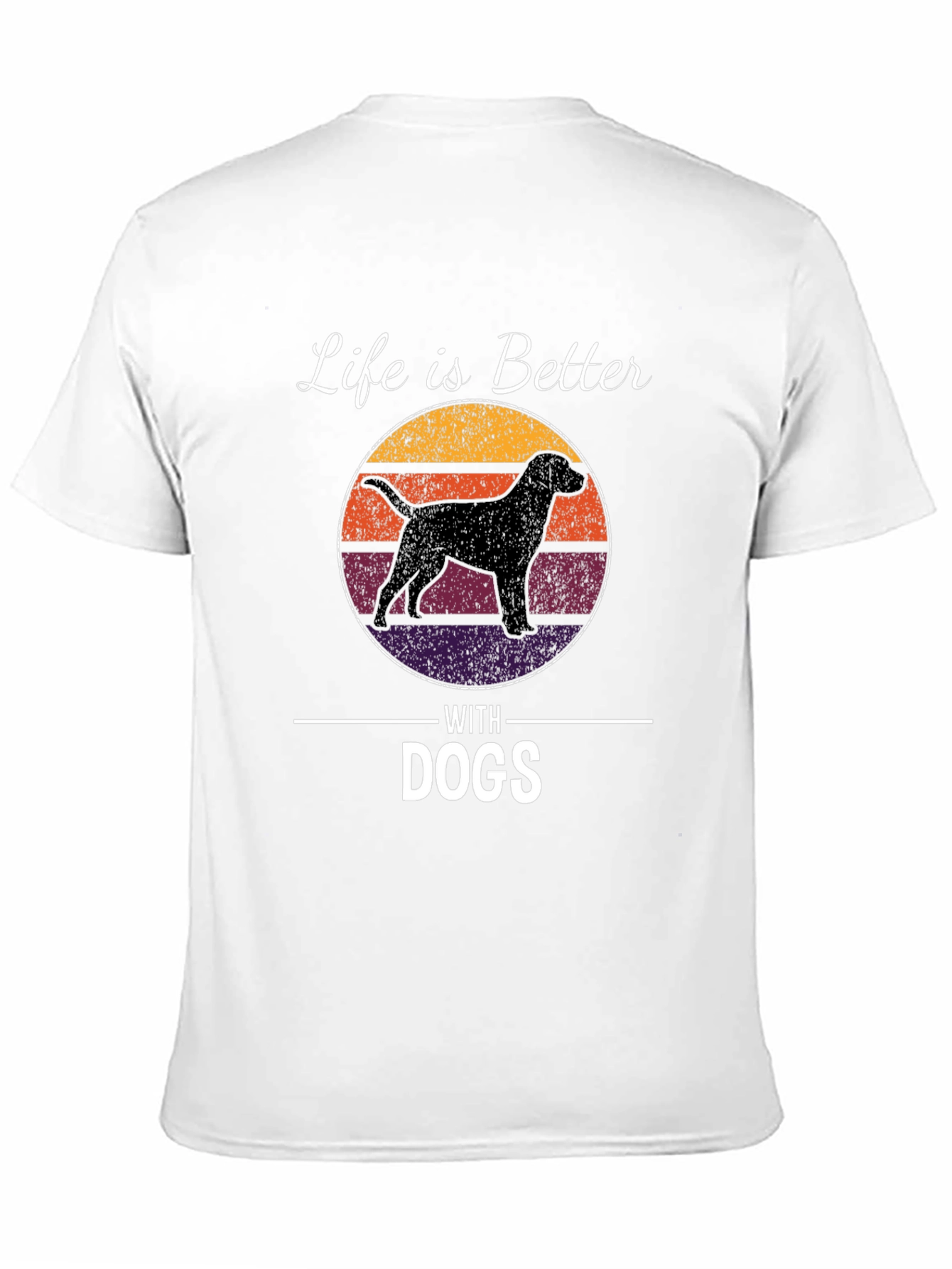 Life is Better with Dogs Graphic T-Shirt