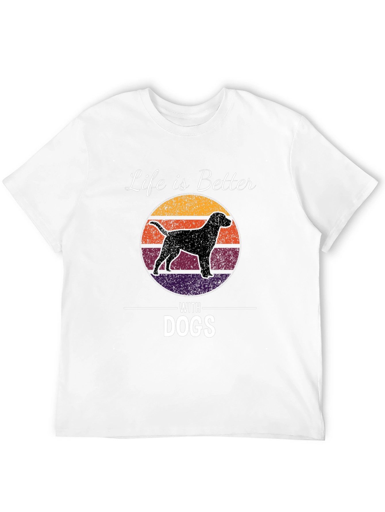 Life is Better with Dogs Graphic T-Shirt