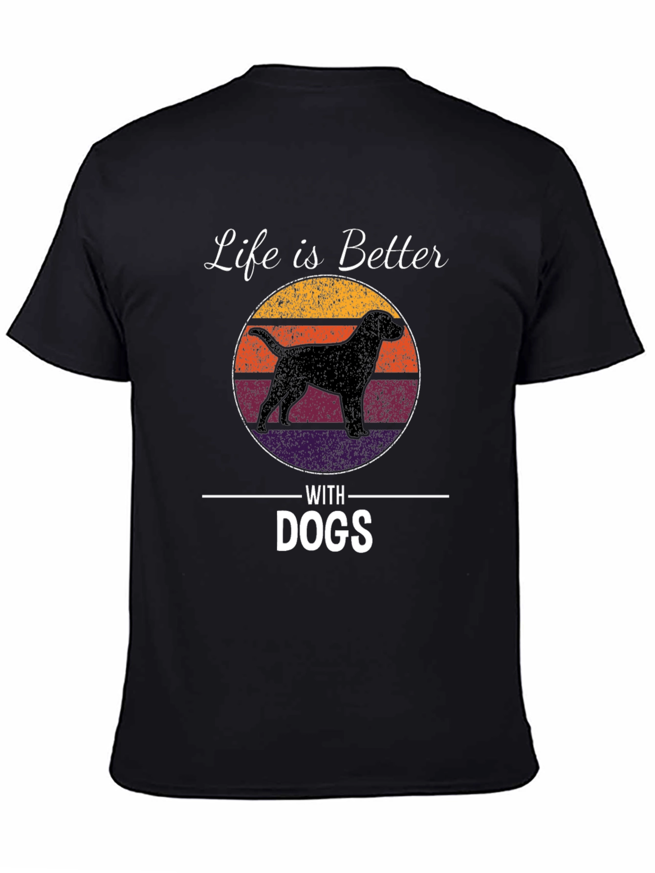 Life is Better with Dogs Graphic T-Shirt