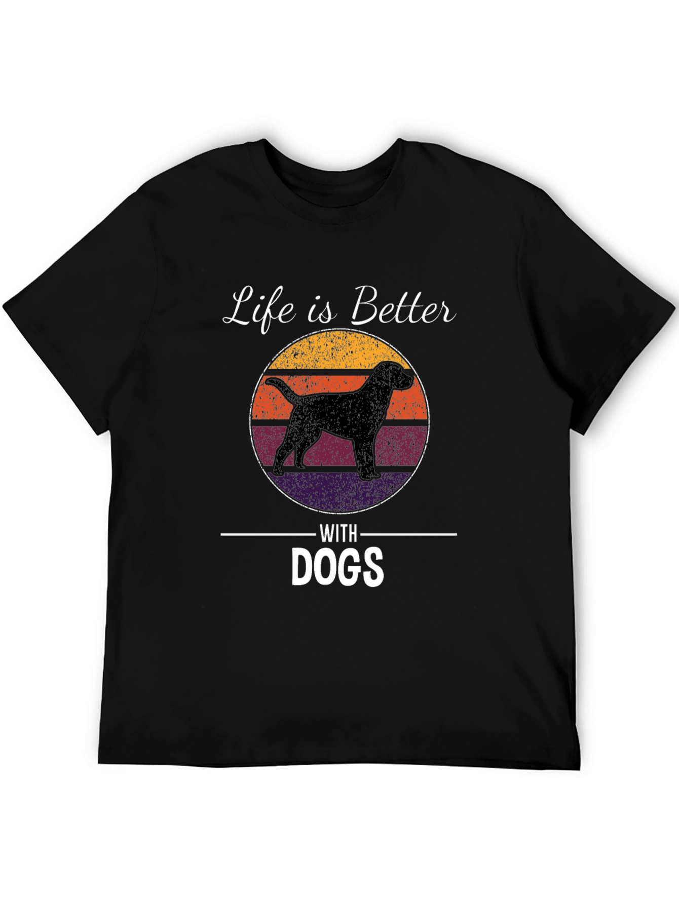 Life is Better with Dogs Graphic T-Shirt