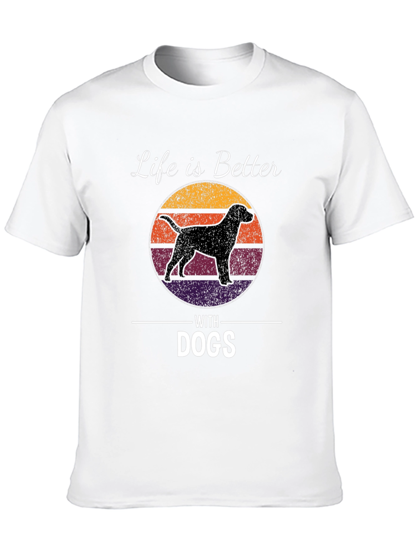 Life is Better with Dogs Graphic T-Shirt