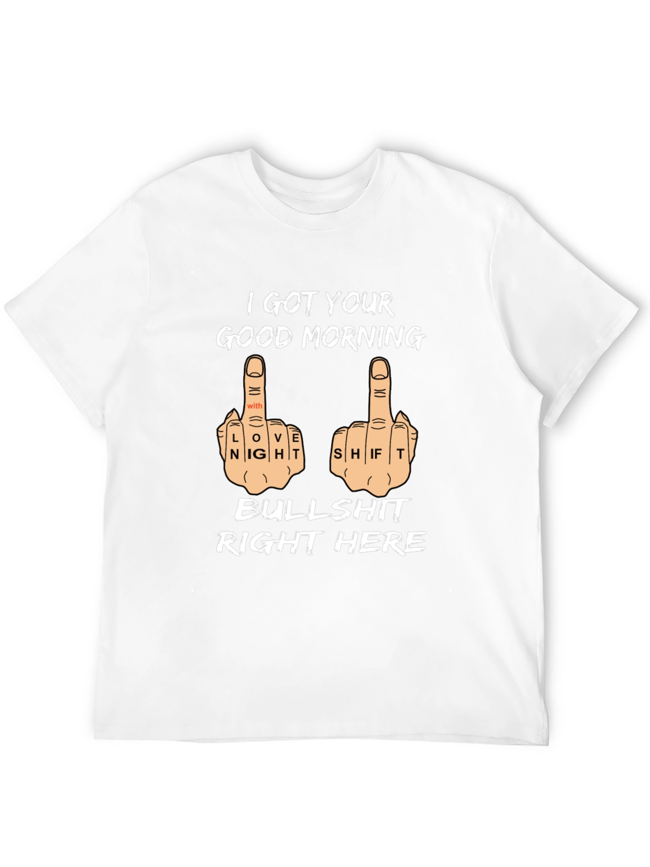 Good Morning Middle Finger T-Shirt