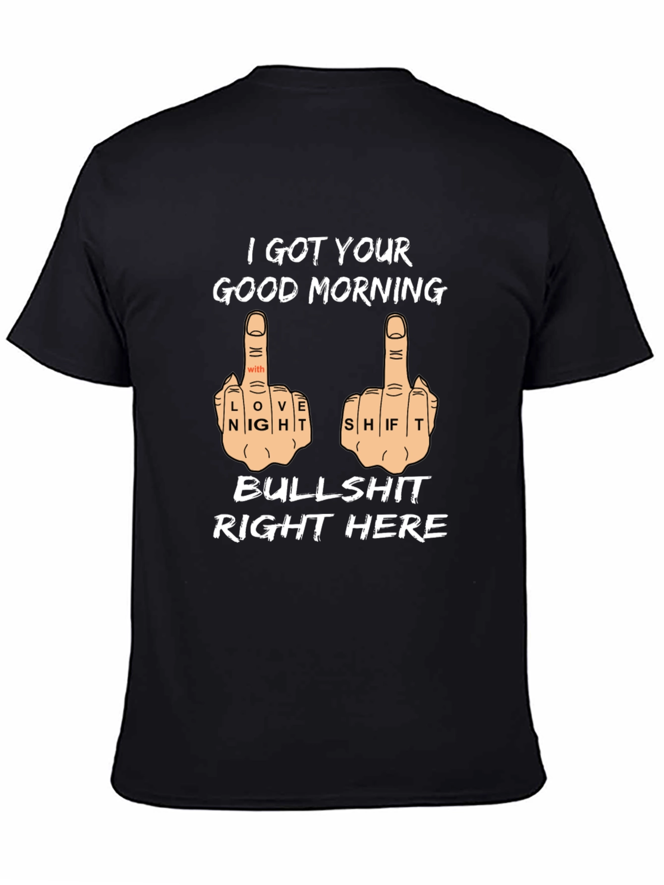 Good Morning Middle Finger T-Shirt
