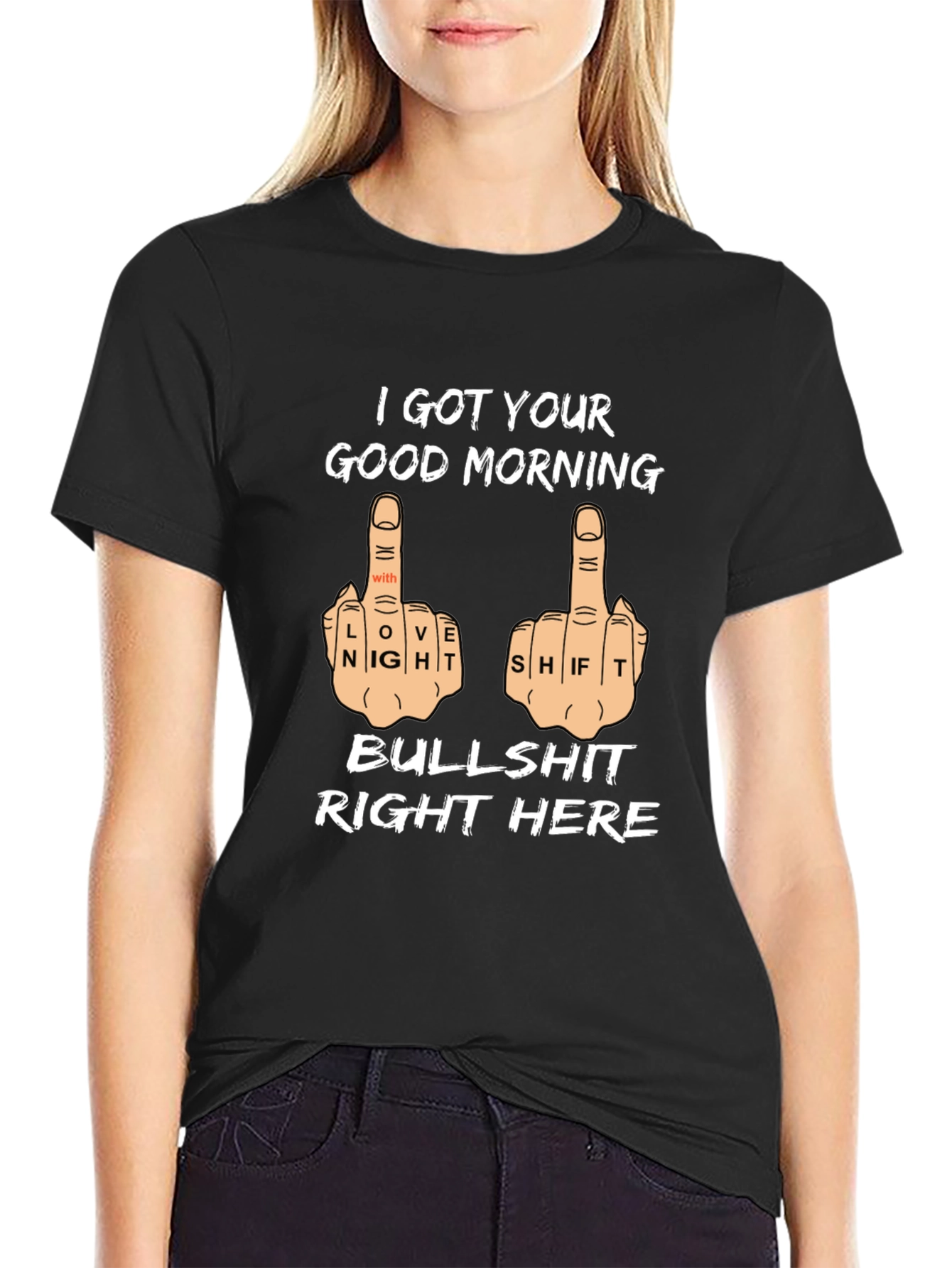 Good Morning Middle Finger T-Shirt