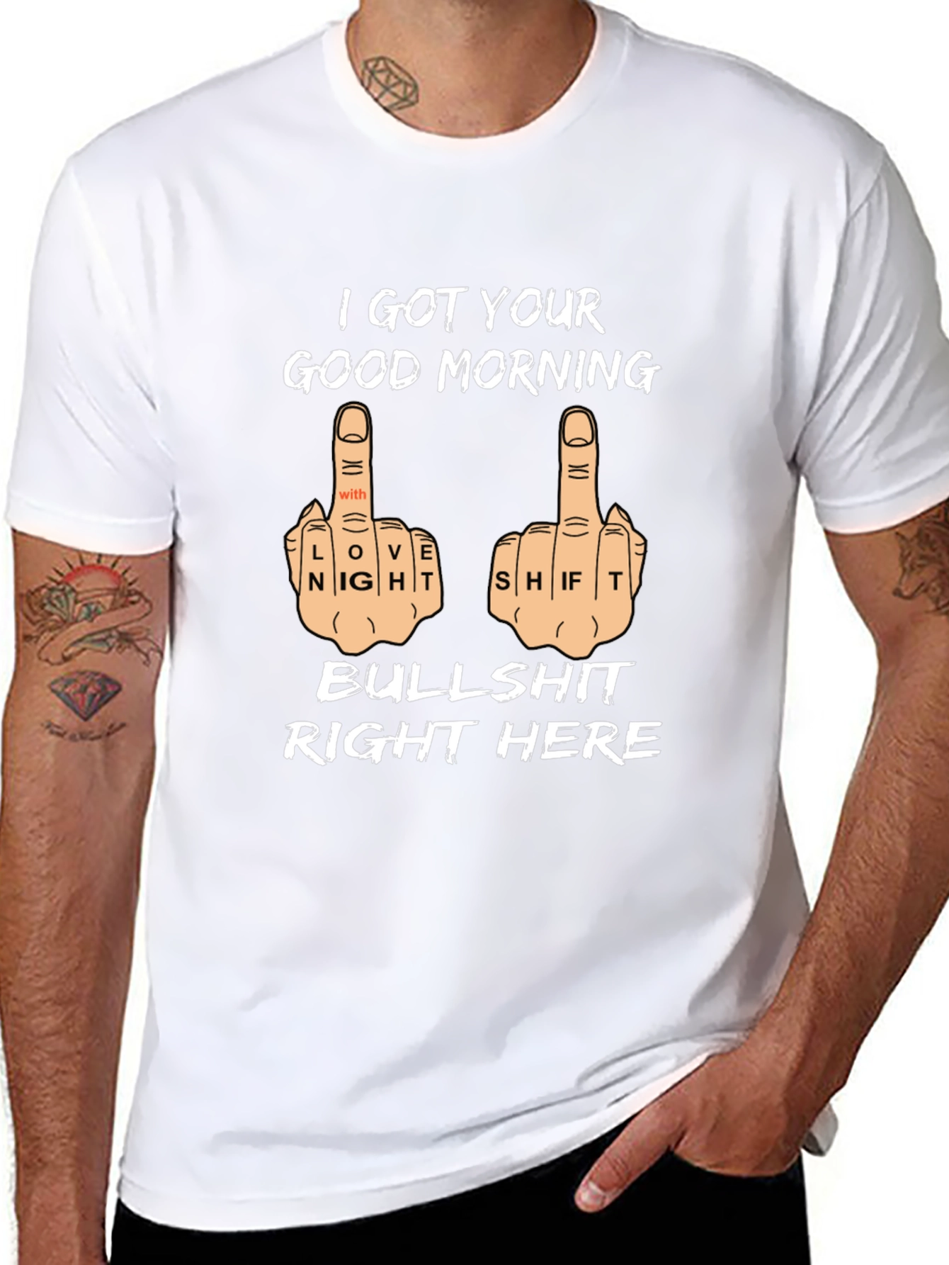 Good Morning Middle Finger T-Shirt