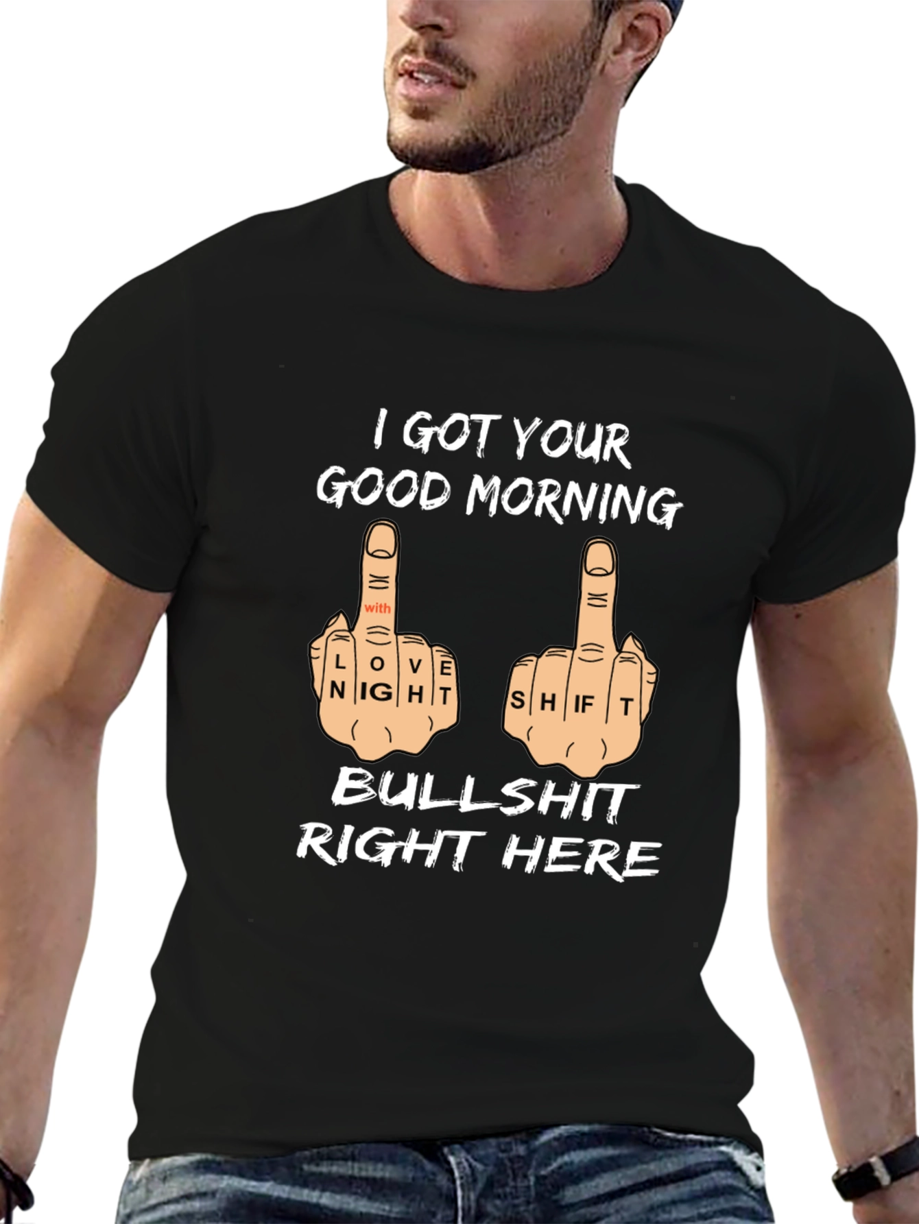 Good Morning Middle Finger T-Shirt
