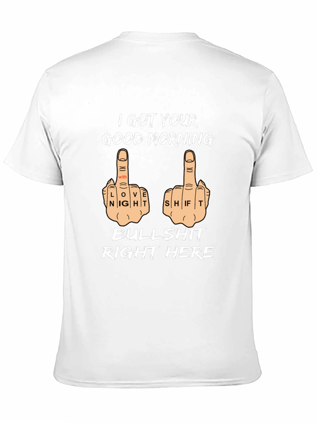 Good Morning Middle Finger T-Shirt