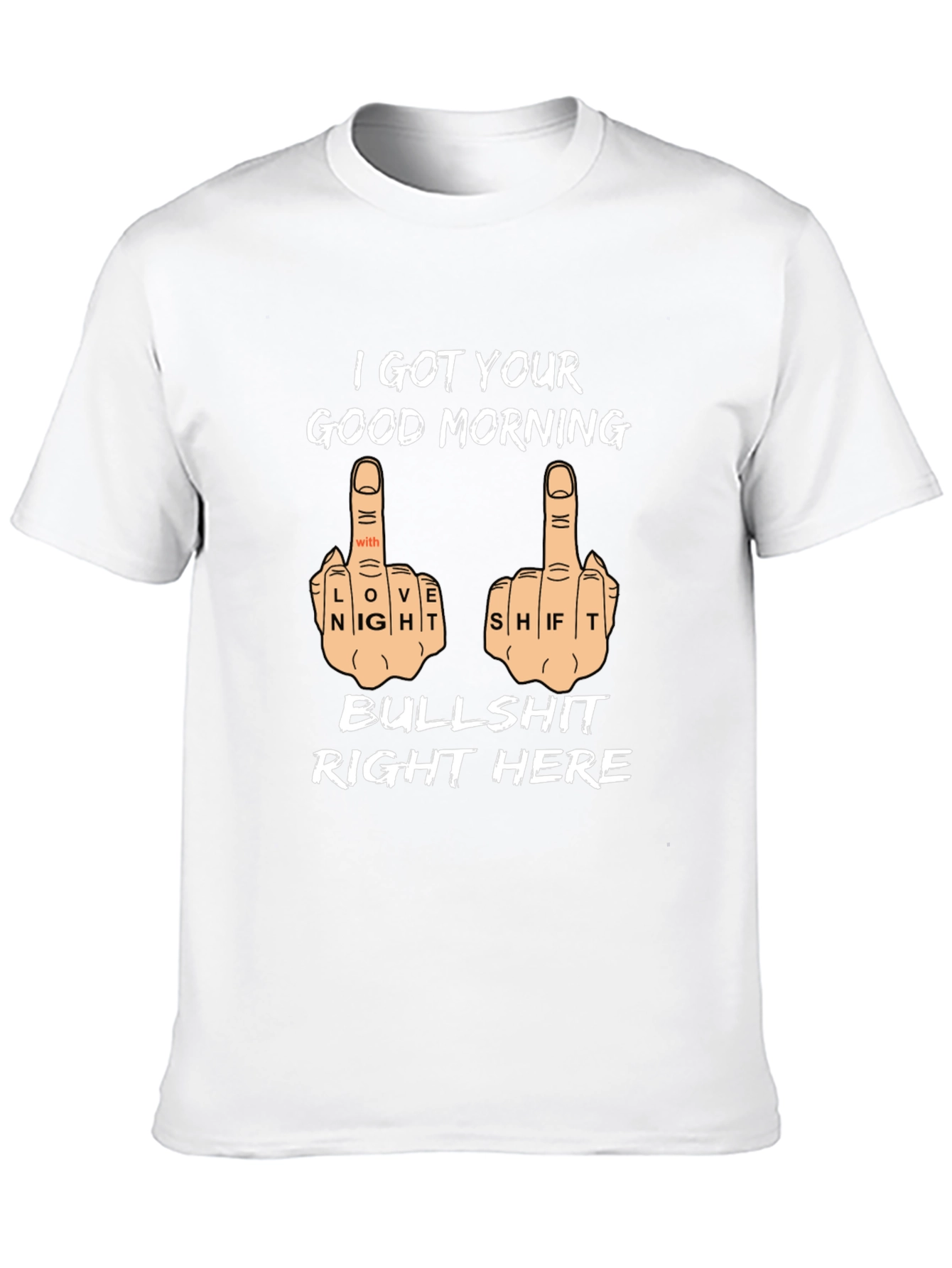Good Morning Middle Finger T-Shirt