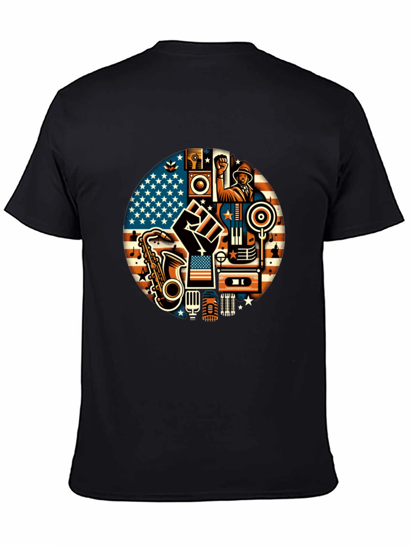 Music & Unity Graphic T-Shirt