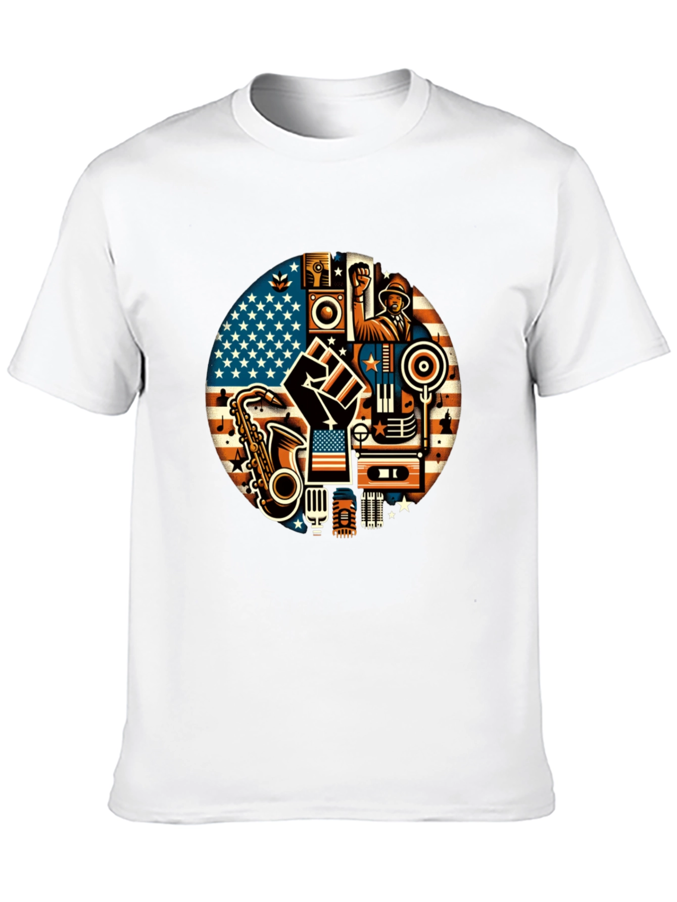 Music & Unity Graphic T-Shirt