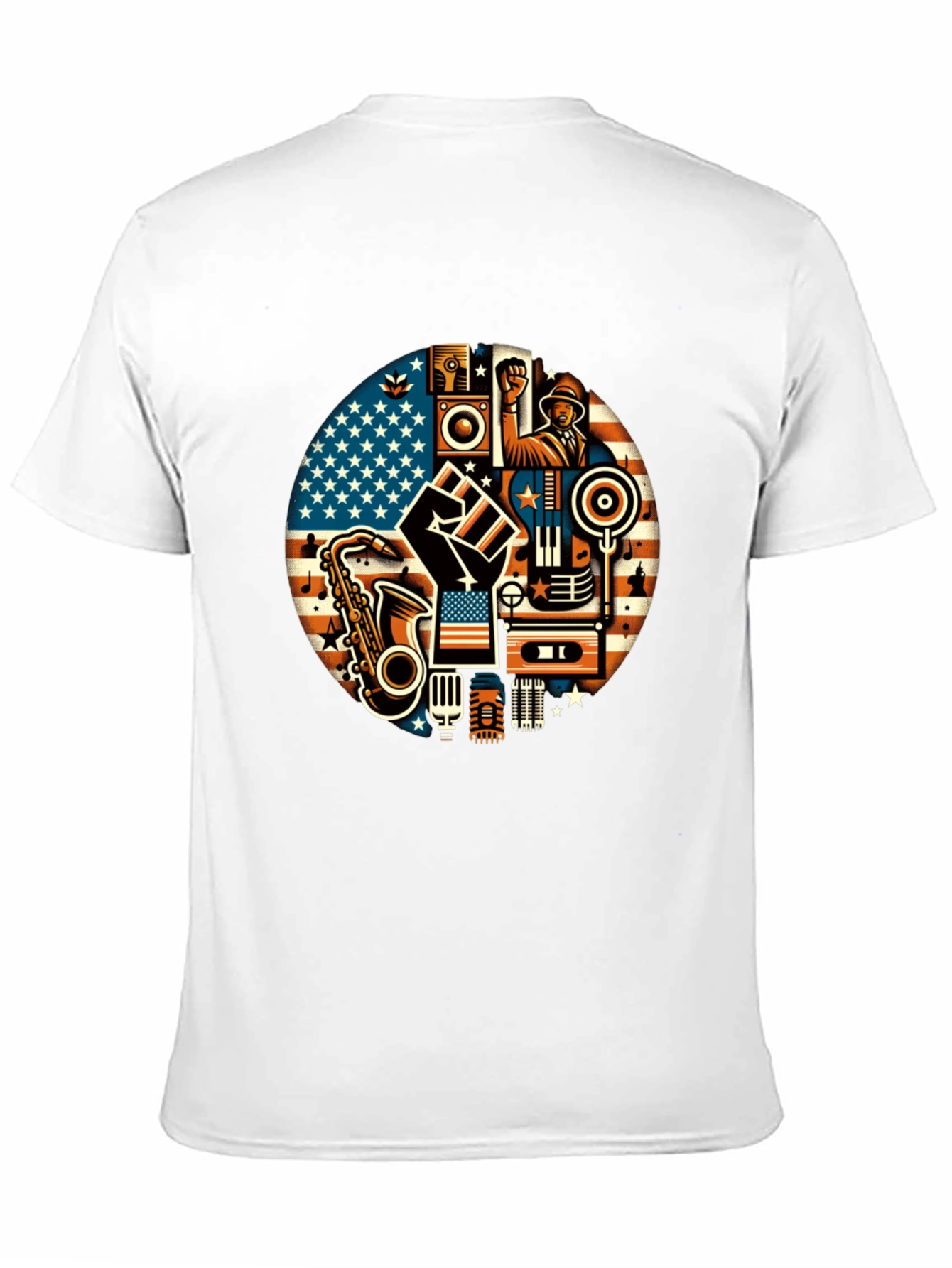 Music & Unity Graphic T-Shirt