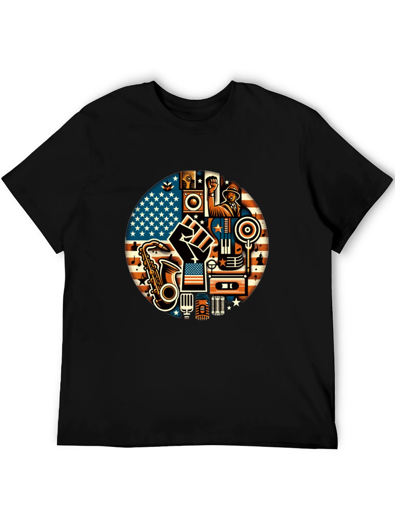 Music & Unity Graphic T-Shirt