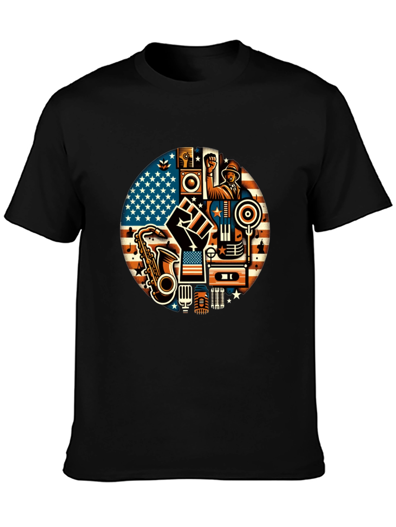 Music & Unity Graphic T-Shirt