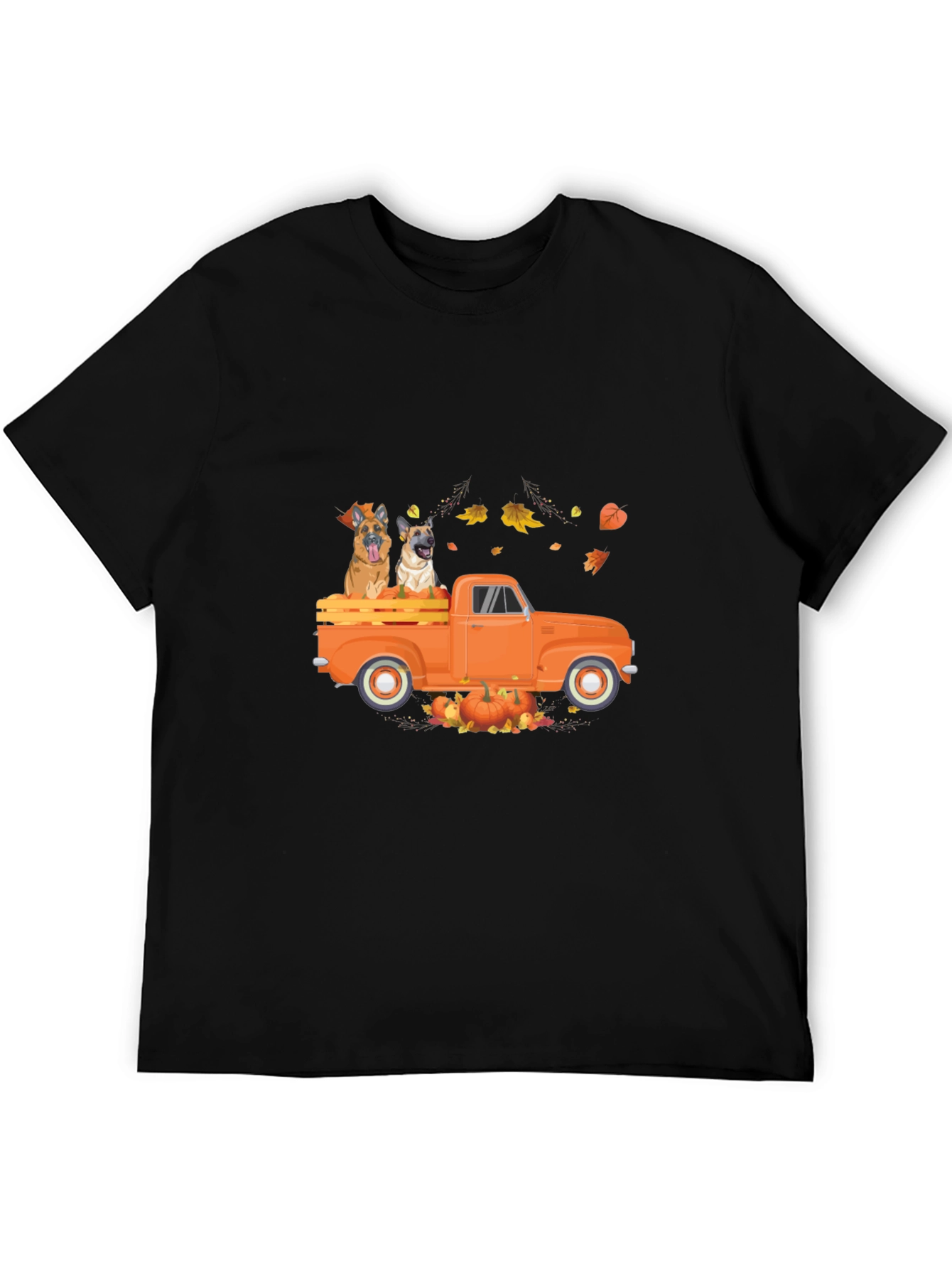 Dog in Truck Fall T-Shirt