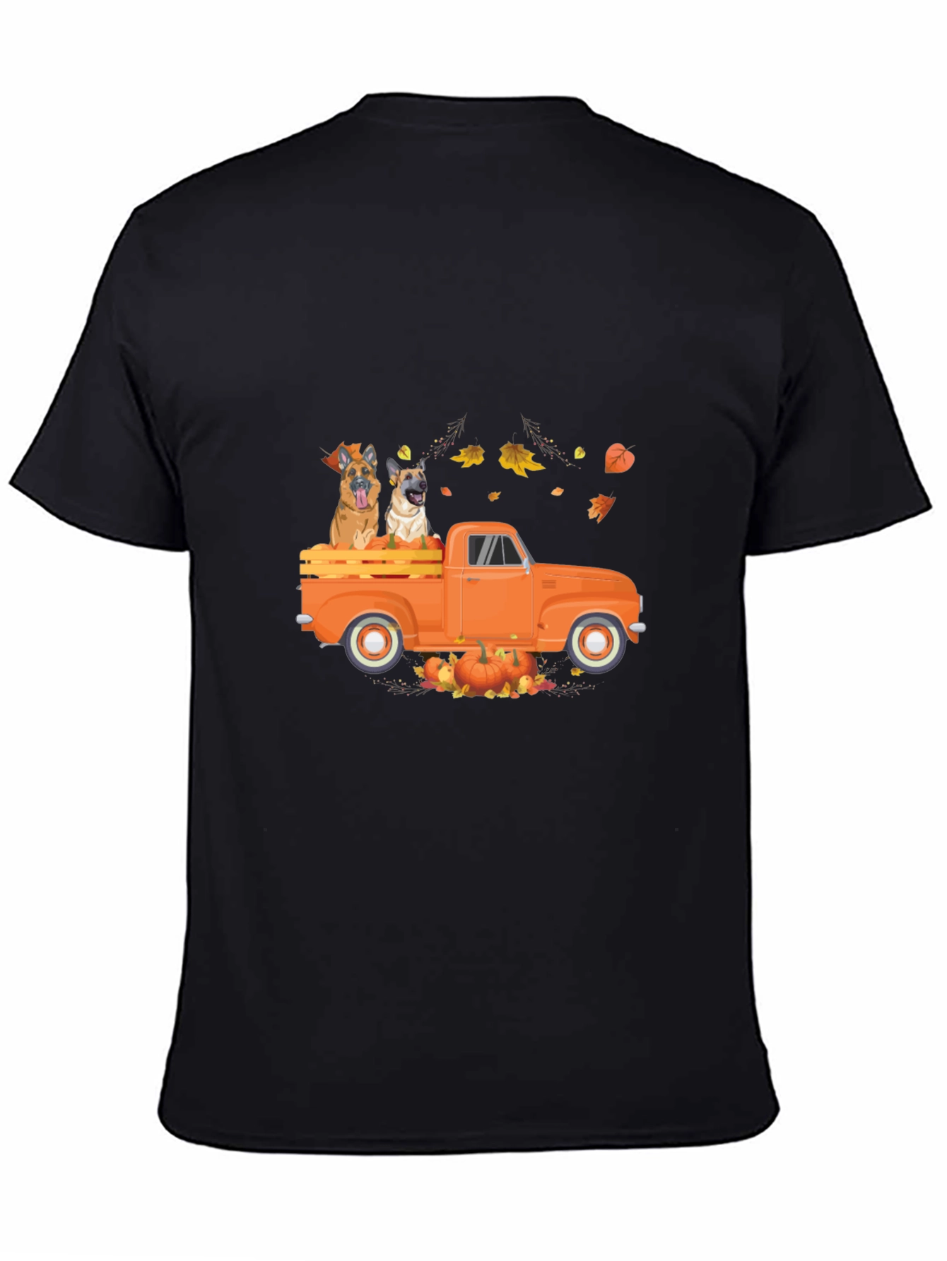 Dog in Truck Fall T-Shirt