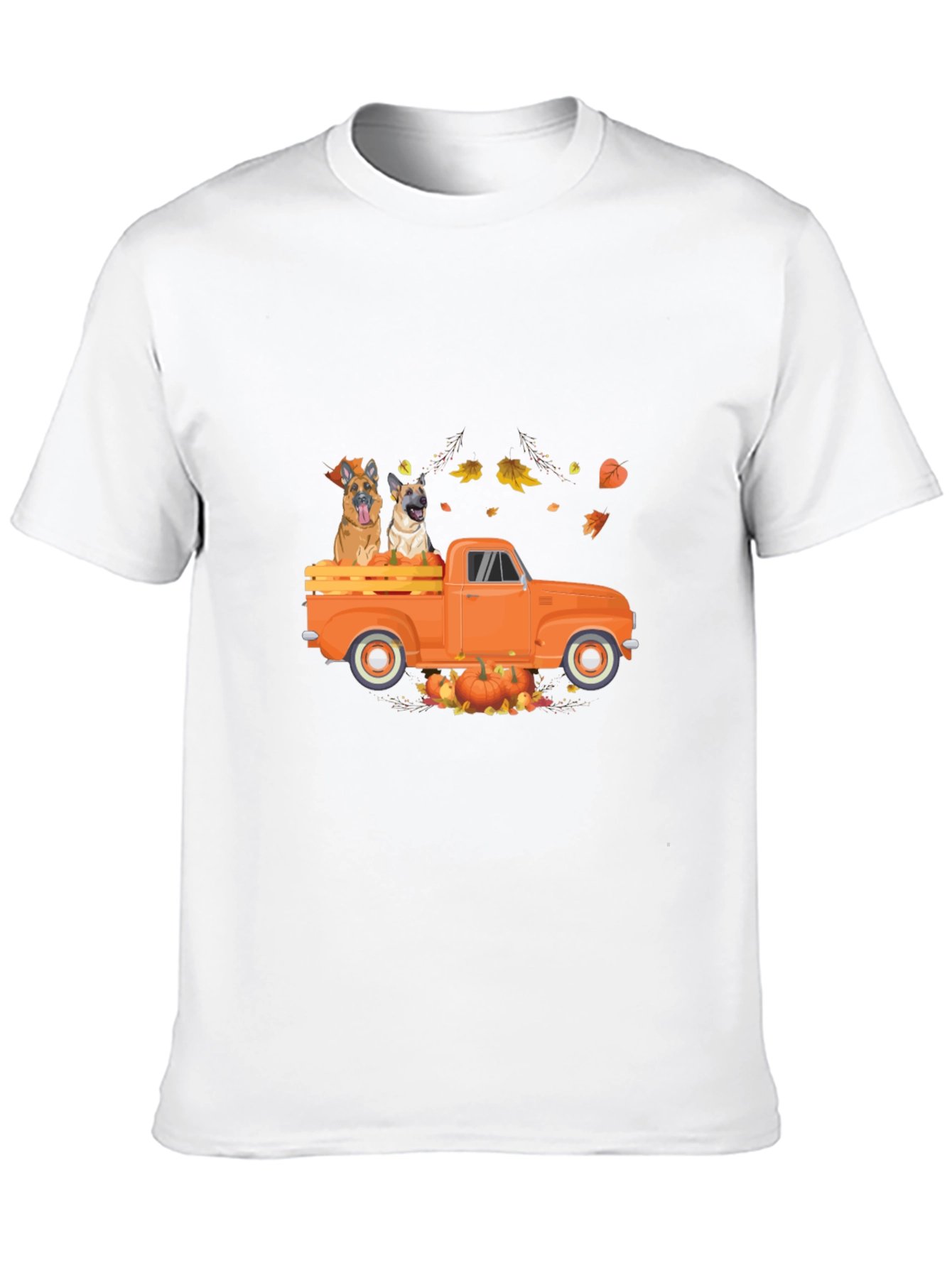 Dog in Truck Fall T-Shirt