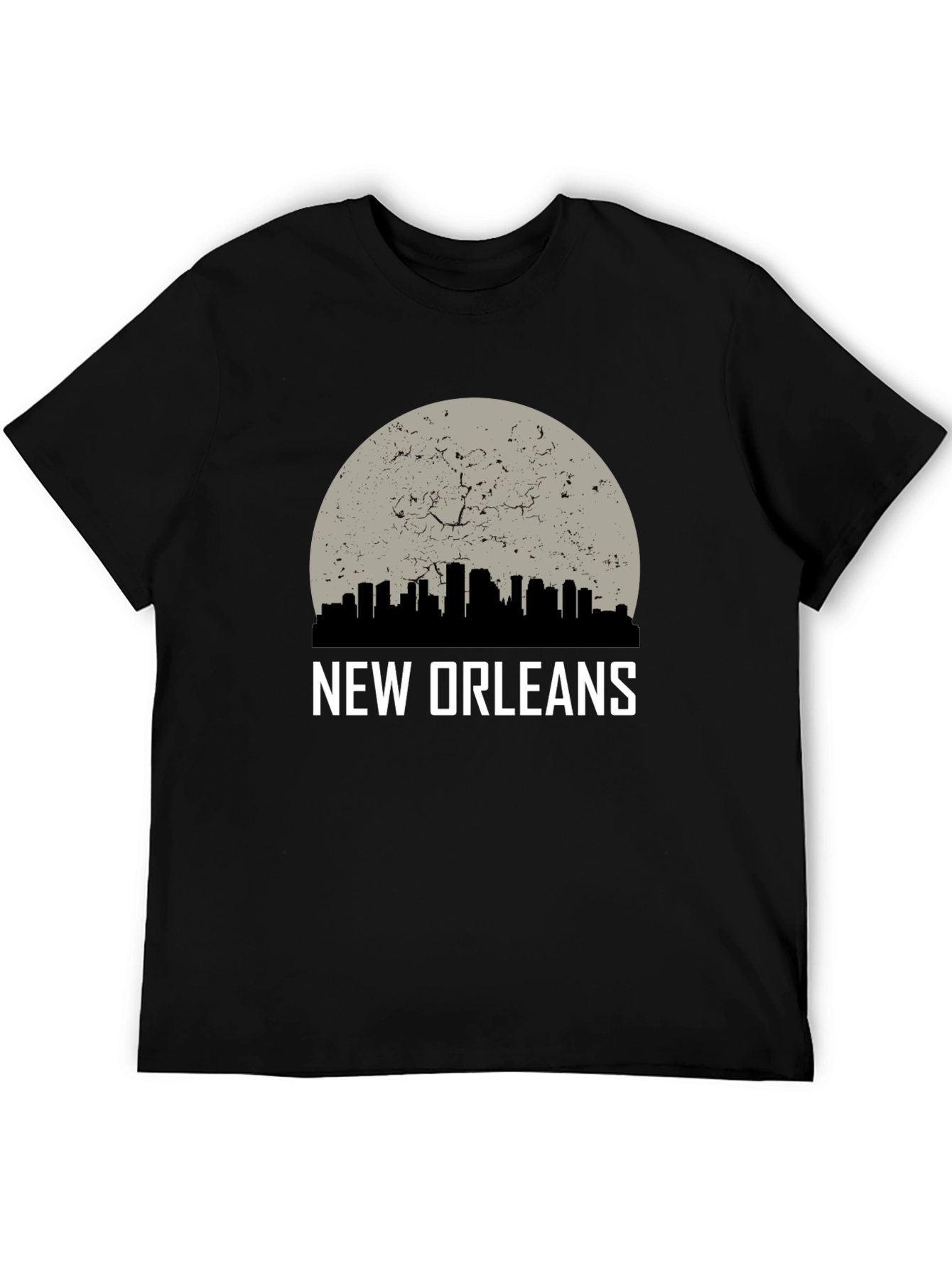 New Orleans Skyline Graphic Tee - Black