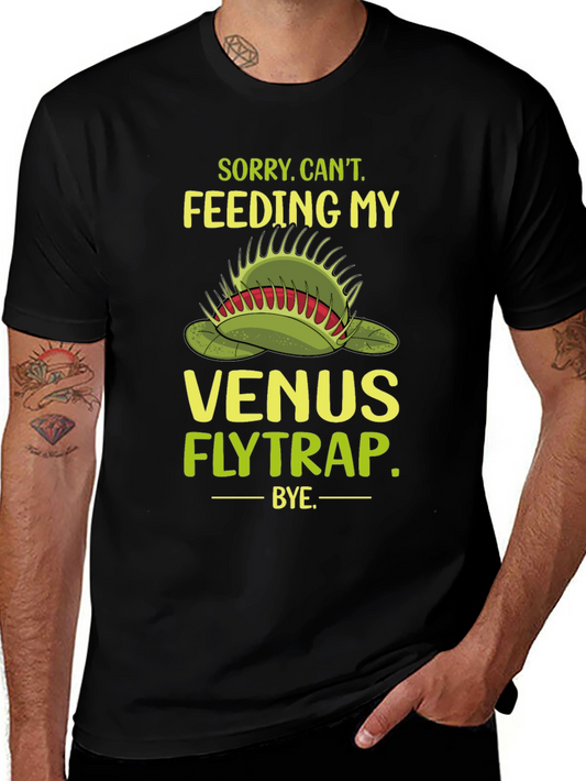 Venus Flytrap Graphic T-Shirt - Funny Plant Lover Tee