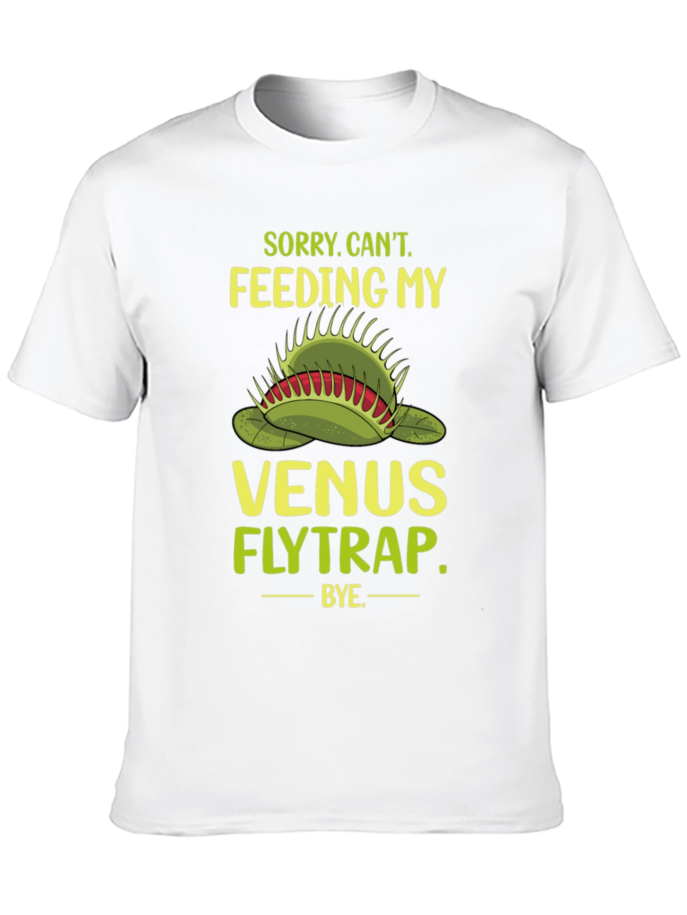 Venus Flytrap Graphic T-Shirt - Funny Plant Lover Tee