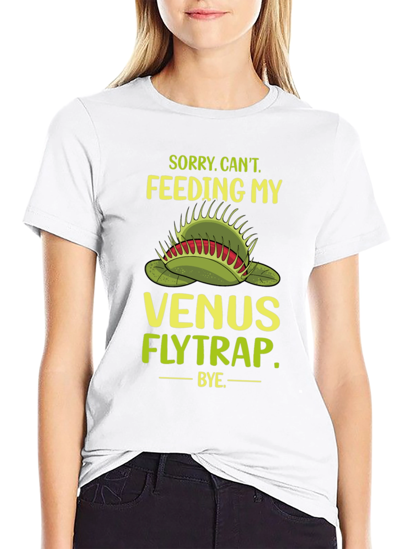 Venus Flytrap Graphic T-Shirt - Funny Plant Lover Tee