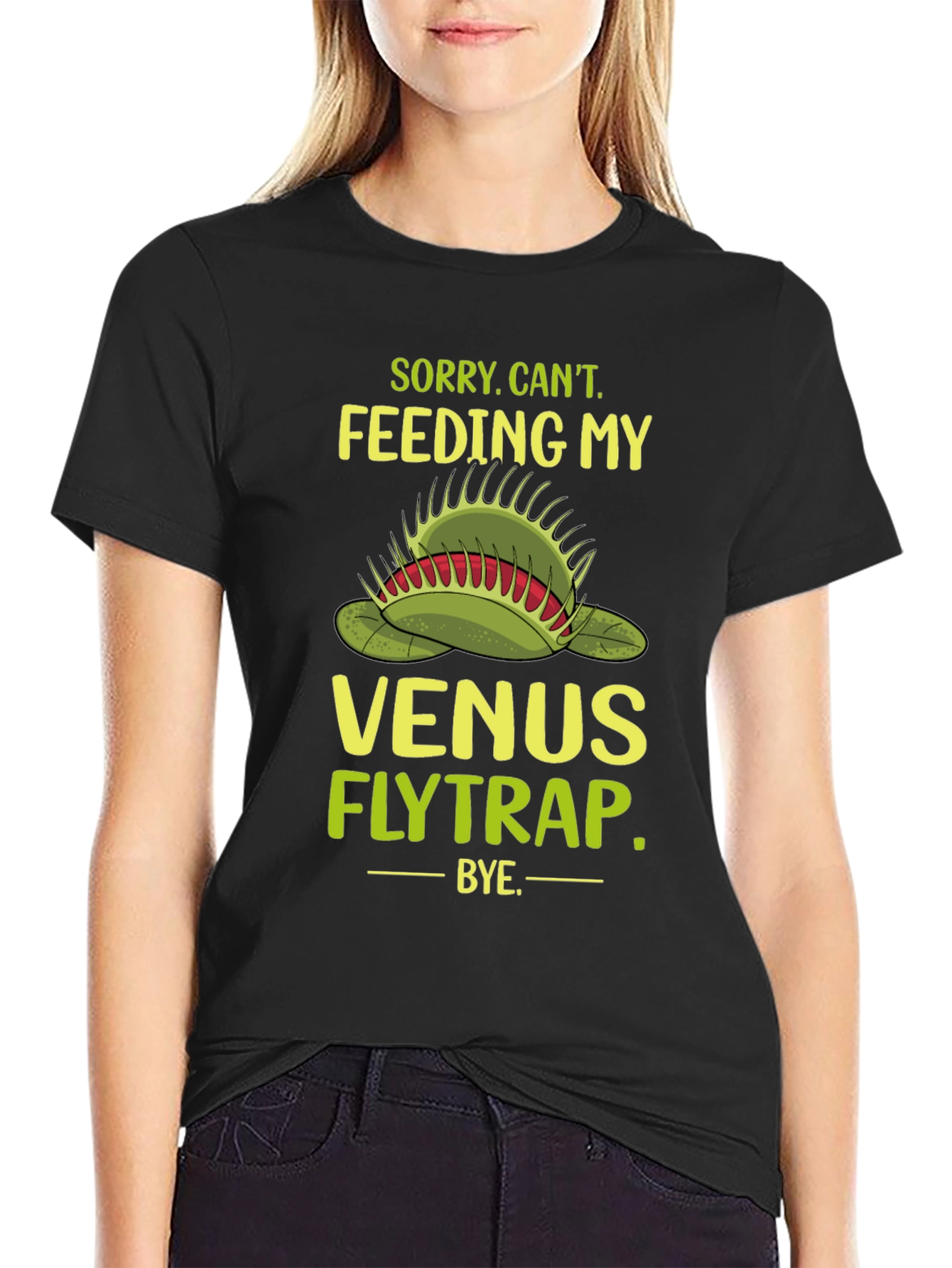 Venus Flytrap Graphic T-Shirt - Funny Plant Lover Tee