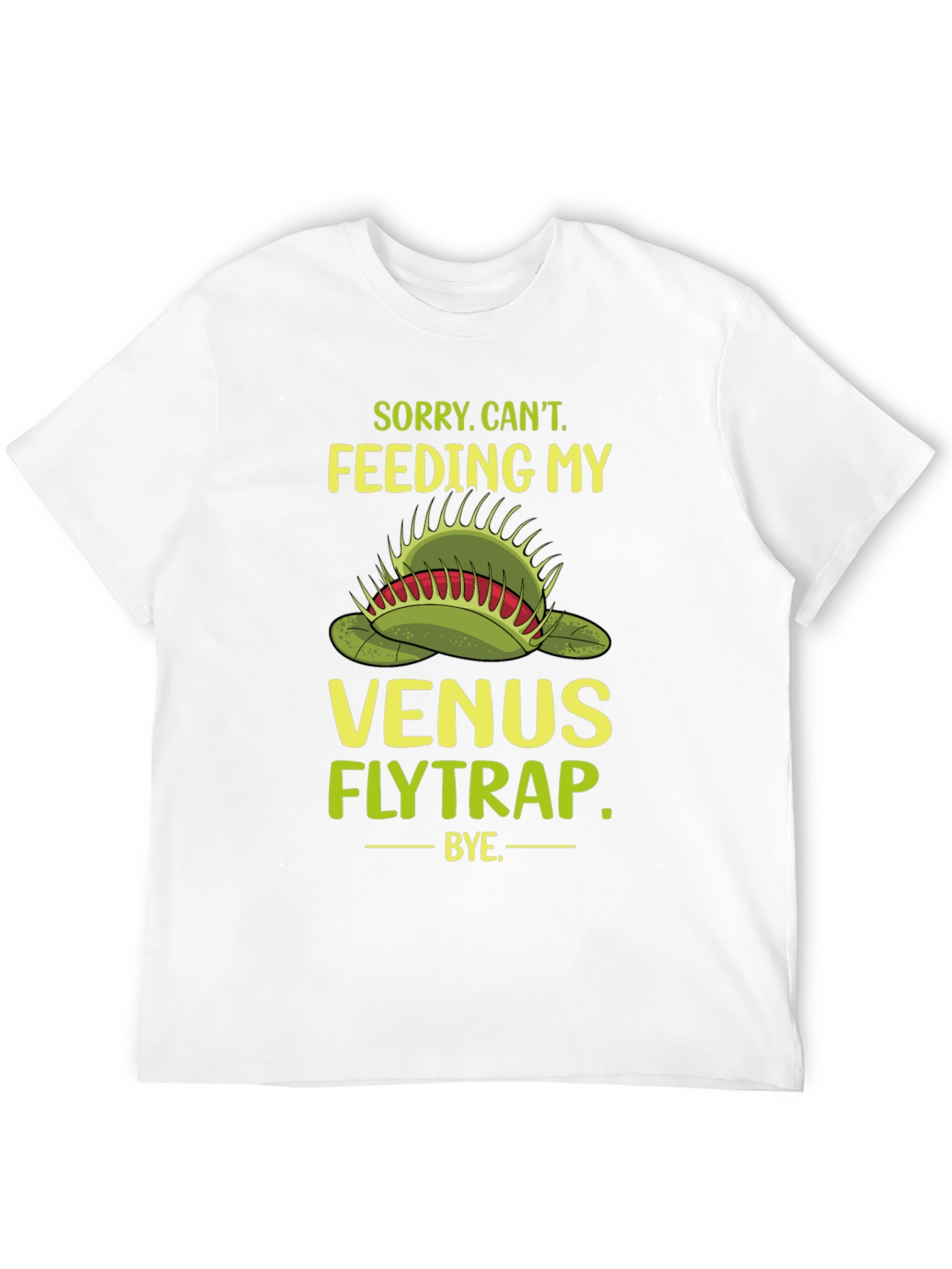 Venus Flytrap Graphic T-Shirt - Funny Plant Lover Tee