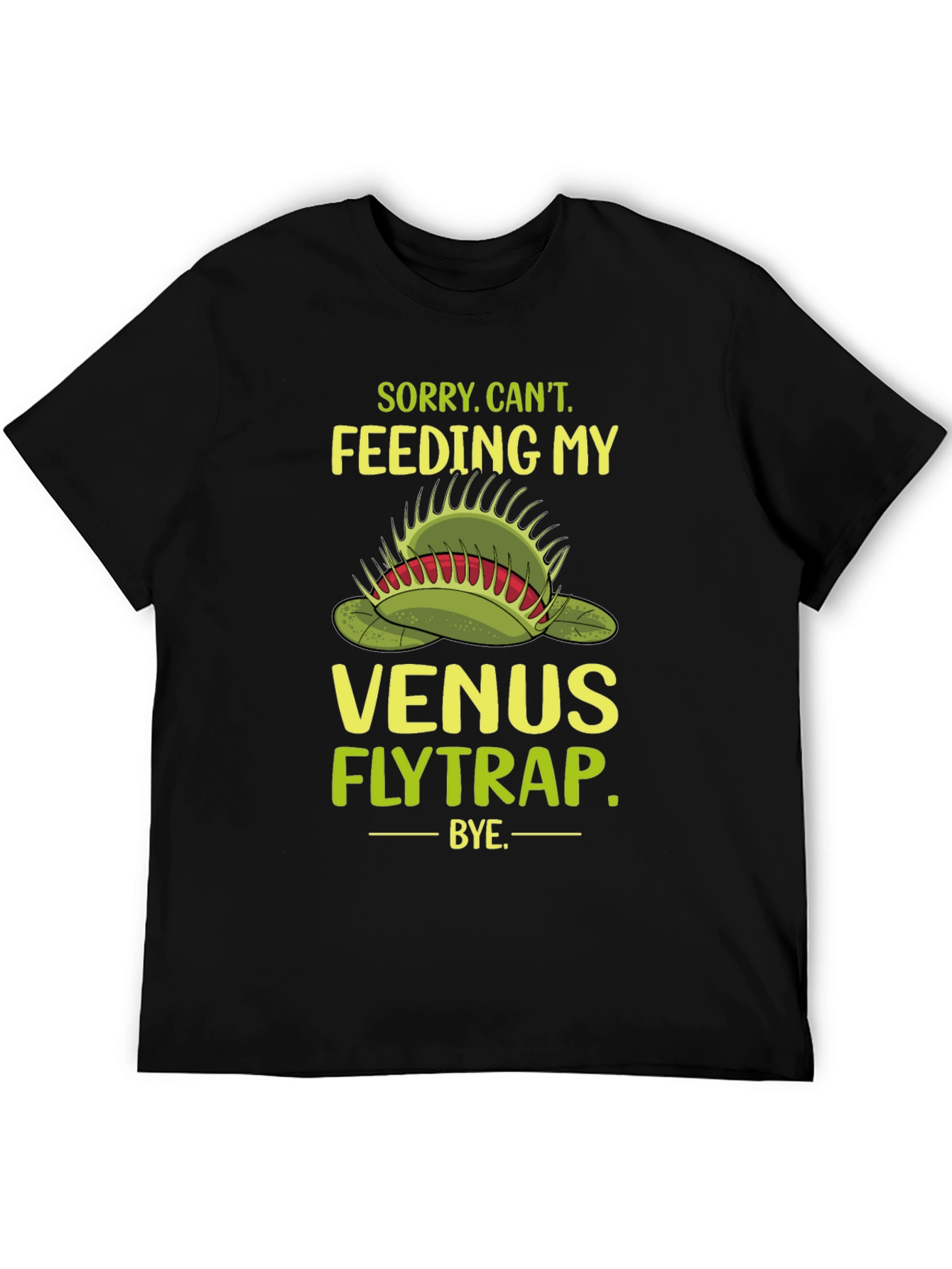 Venus Flytrap Graphic T-Shirt - Funny Plant Lover Tee