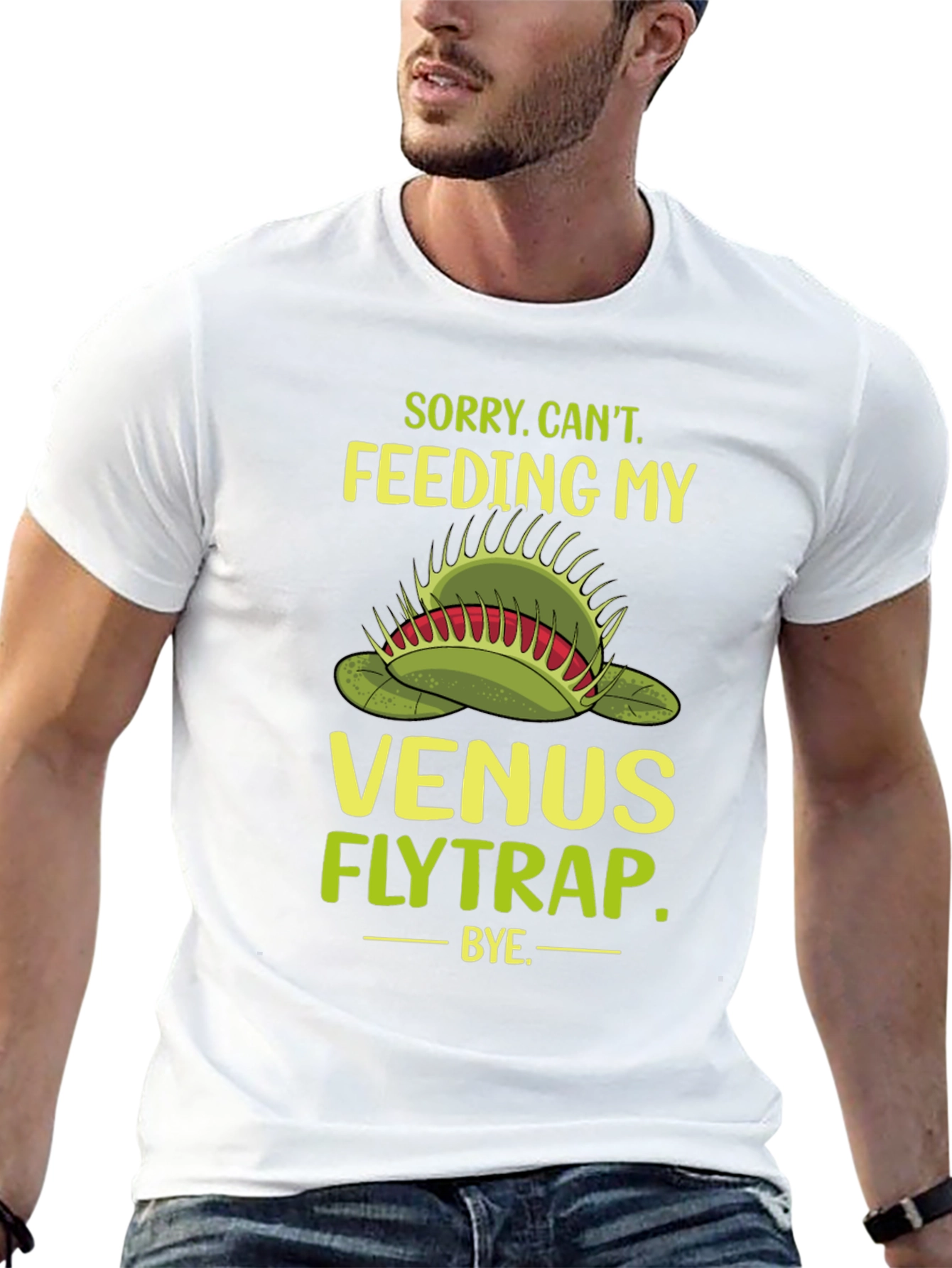 Venus Flytrap Graphic T-Shirt - Funny Plant Lover Tee
