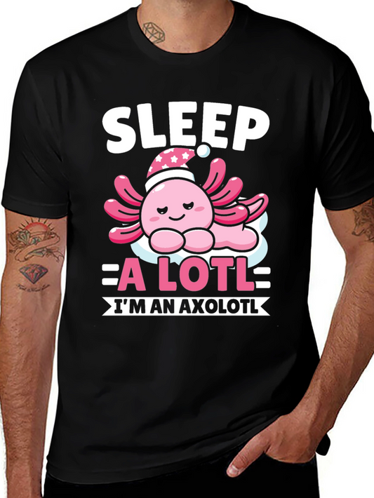 Sleep A Lotl Axolotl T-Shirt