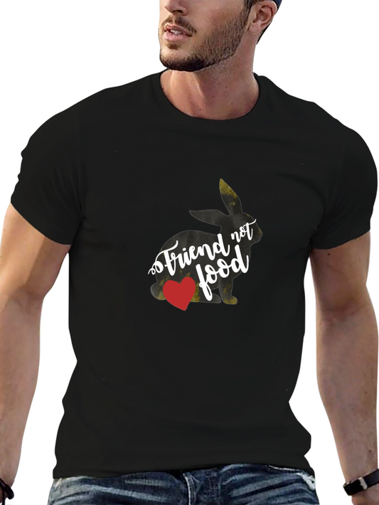 Vegan Bunny Friend Not Food T-Shirt