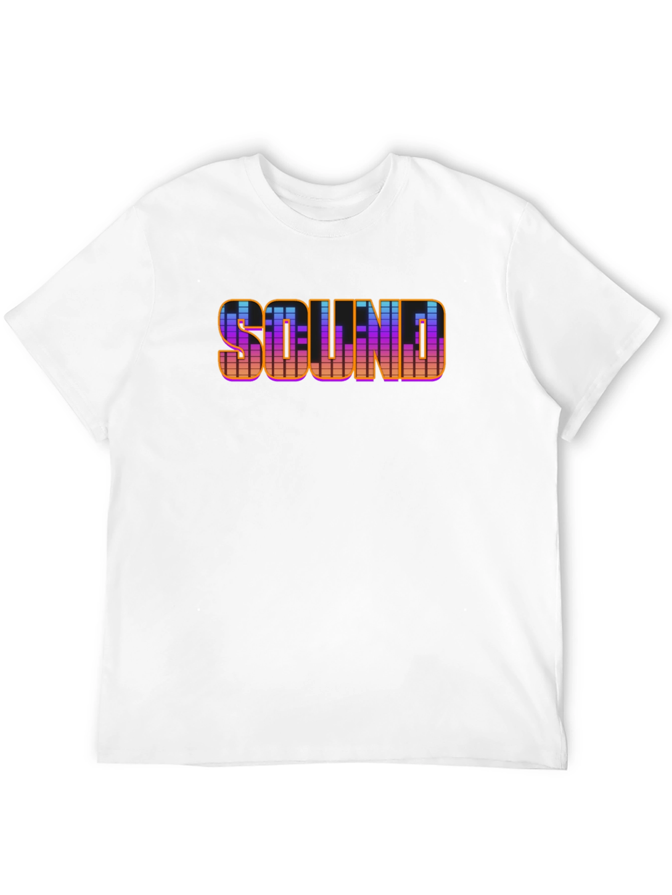 Retro SOUND Graphic T-Shirt - Black