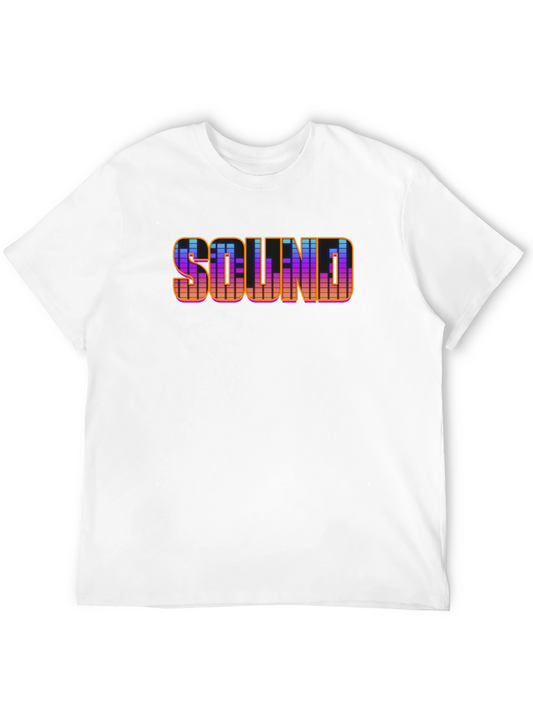 Retro SOUND Graphic T-Shirt - Black